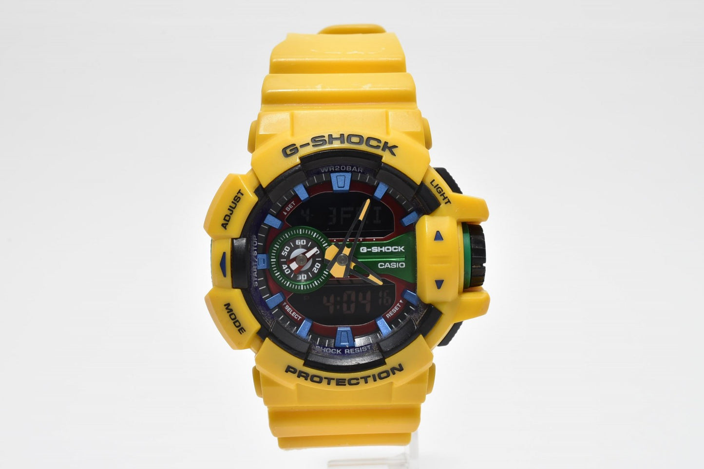 カシオ CASIO G-SHOCK GA-400 メンズ腕時計 アナデジ イエロー マルチカラー Gショック クオーツ