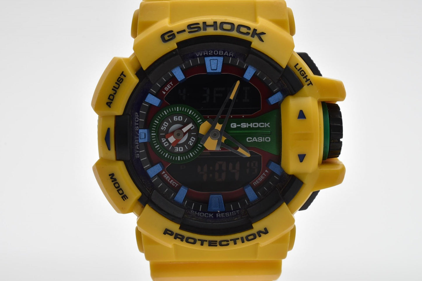 カシオ CASIO G-SHOCK GA-400 メンズ腕時計 アナデジ イエロー マルチカラー Gショック クオーツ