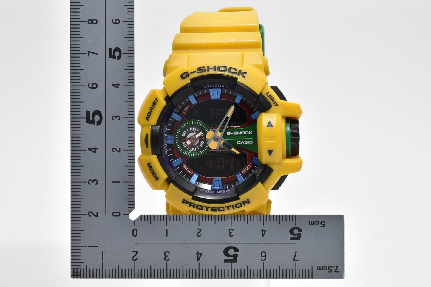 カシオ CASIO G-SHOCK GA-400 メンズ腕時計 アナデジ イエロー マルチカラー Gショック クオーツ