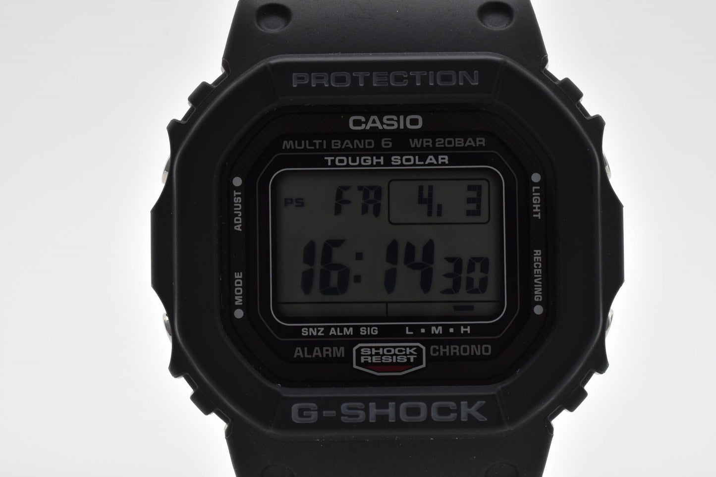 カシオ CASIO G-SHOCK GW-5000U メンズ腕時計 タフソーラー 電波時計 デジタル スクエア ブラック Gショック