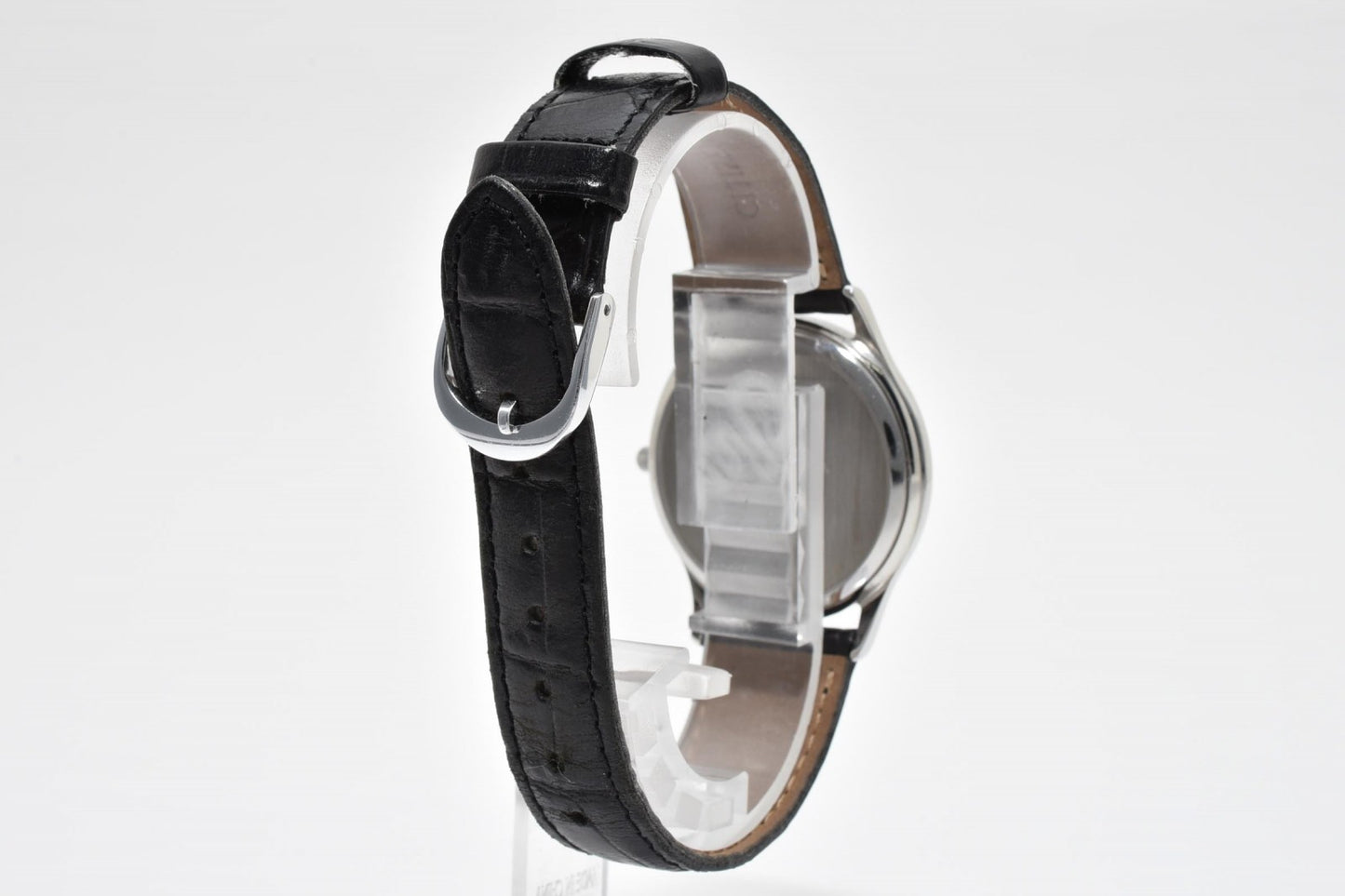 CITIZEN シチズン Eco-Drive E031-K006015CK メンズ腕時計 ソーラー ホワイト文字盤 レザーベルト
