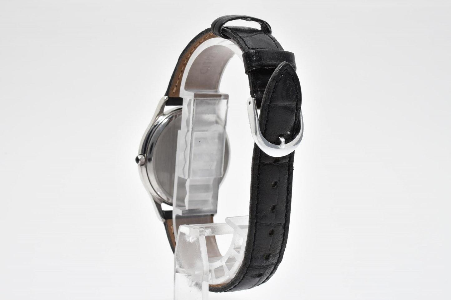 CITIZEN シチズン Eco-Drive E031-K006015CK メンズ腕時計 ソーラー ホワイト文字盤 レザーベルト