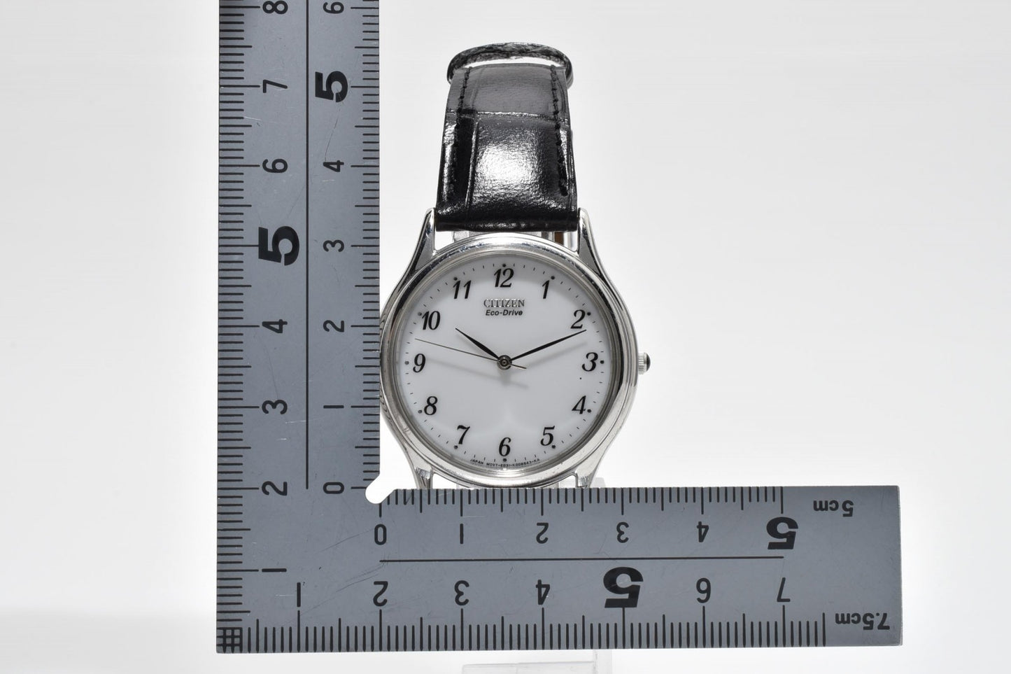 CITIZEN シチズン Eco-Drive E031-K006015CK メンズ腕時計 ソーラー ホワイト文字盤 レザーベルト