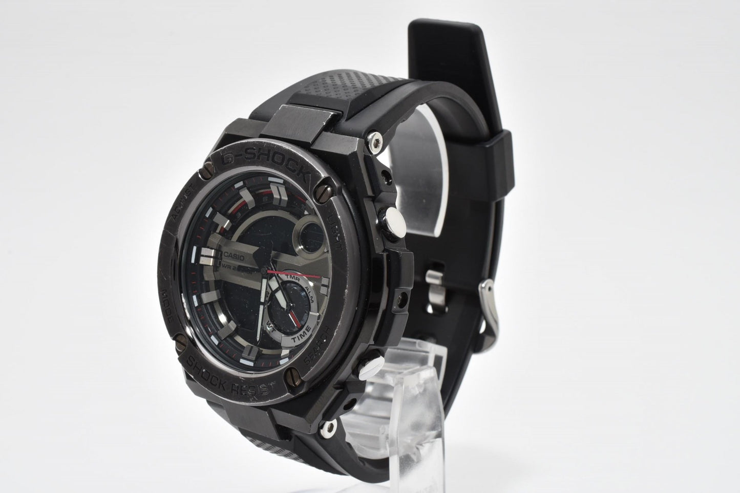 カシオ CASIO G-SHOCK G-STEEL GST-210B メンズ腕時計 タフソーラー アナデジ ブラック Gショック