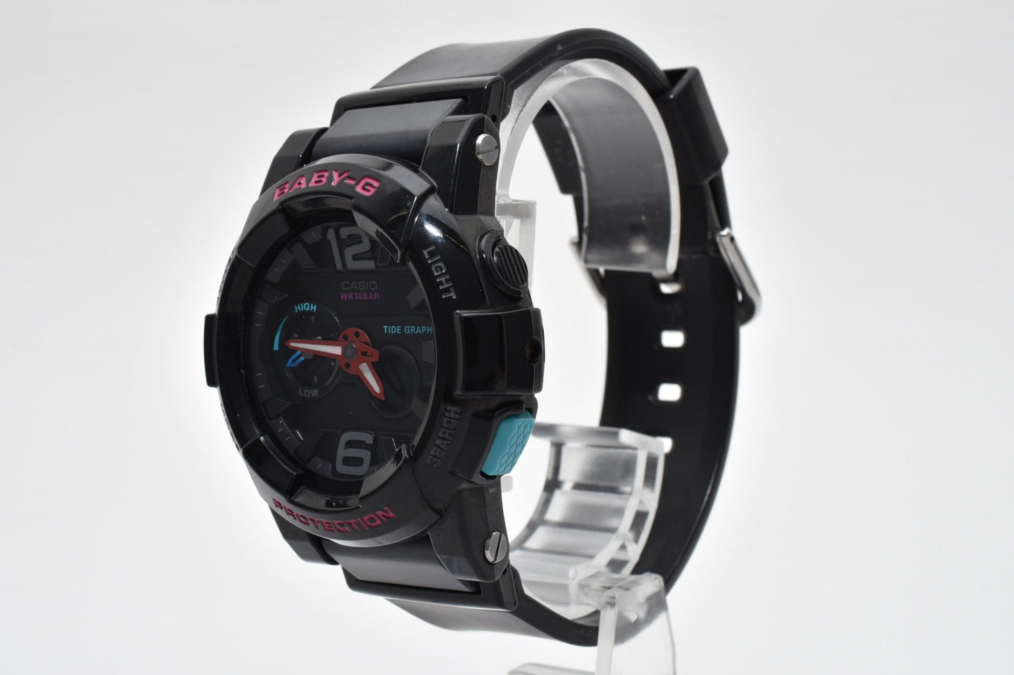 カシオ CASIO Baby-G BGA-180 タイドグラフ レディース腕時計 ブラック クオーツ カジュアル スポーツウォッチ