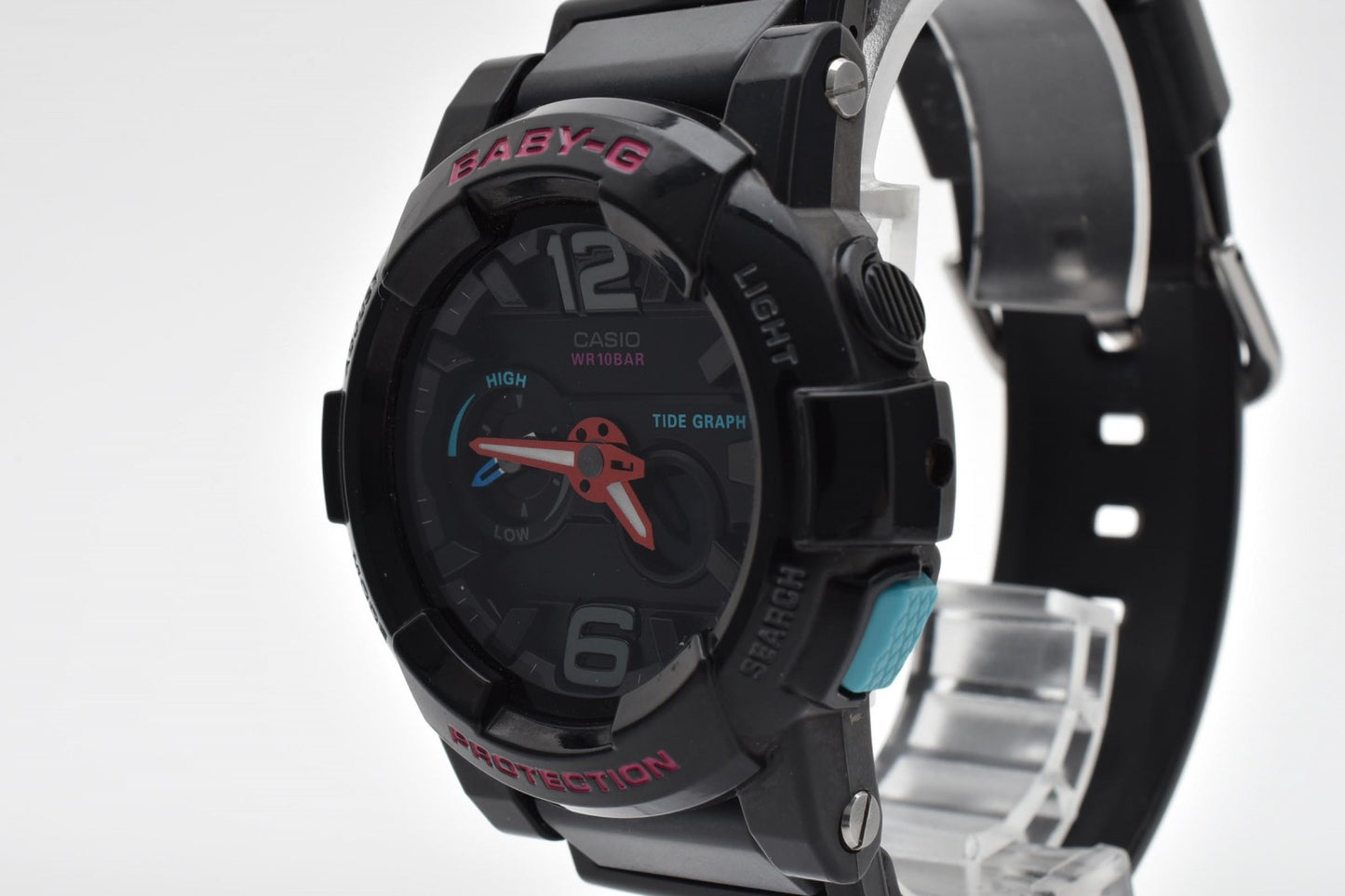 カシオ CASIO Baby-G BGA-180 タイドグラフ レディース腕時計 ブラック クオーツ カジュアル スポーツウォッチ