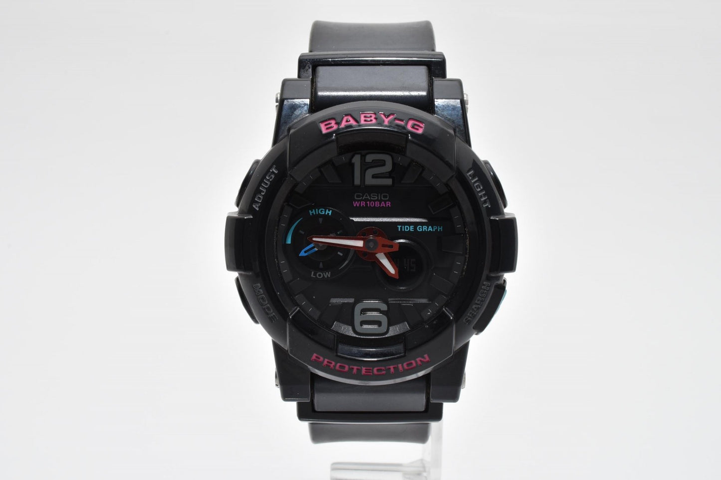 カシオ CASIO Baby-G BGA-180 タイドグラフ レディース腕時計 ブラック クオーツ カジュアル スポーツウォッチ