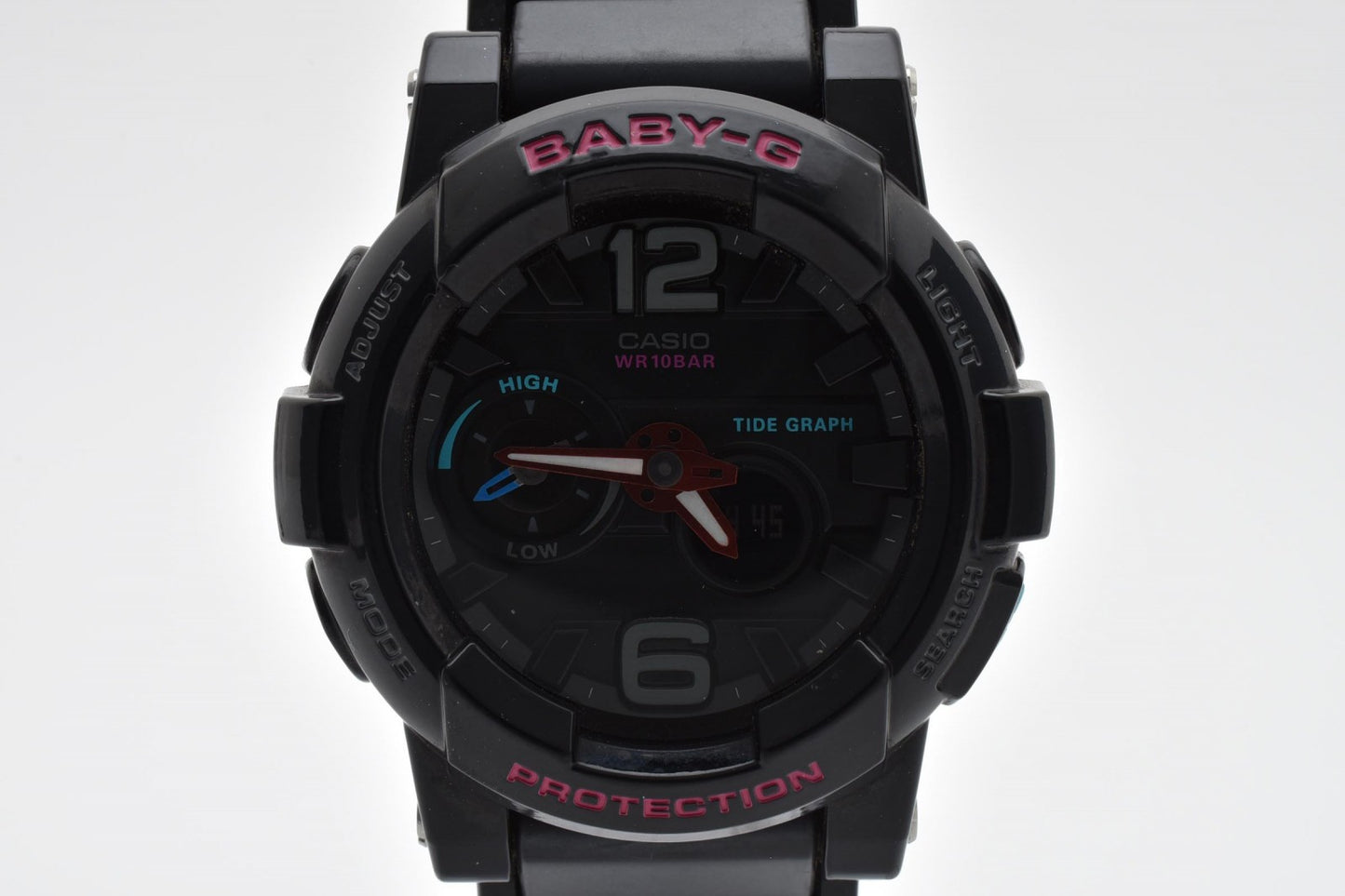 カシオ CASIO Baby-G BGA-180 タイドグラフ レディース腕時計 ブラック クオーツ カジュアル スポーツウォッチ