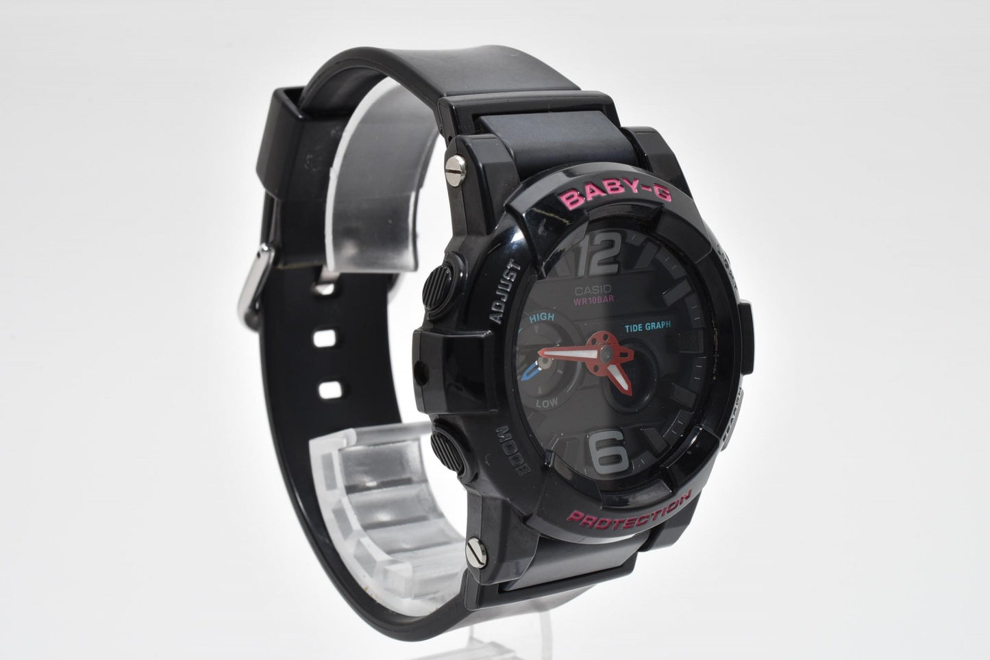 カシオ CASIO Baby-G BGA-180 タイドグラフ レディース腕時計 ブラック クオーツ カジュアル スポーツウォッチ