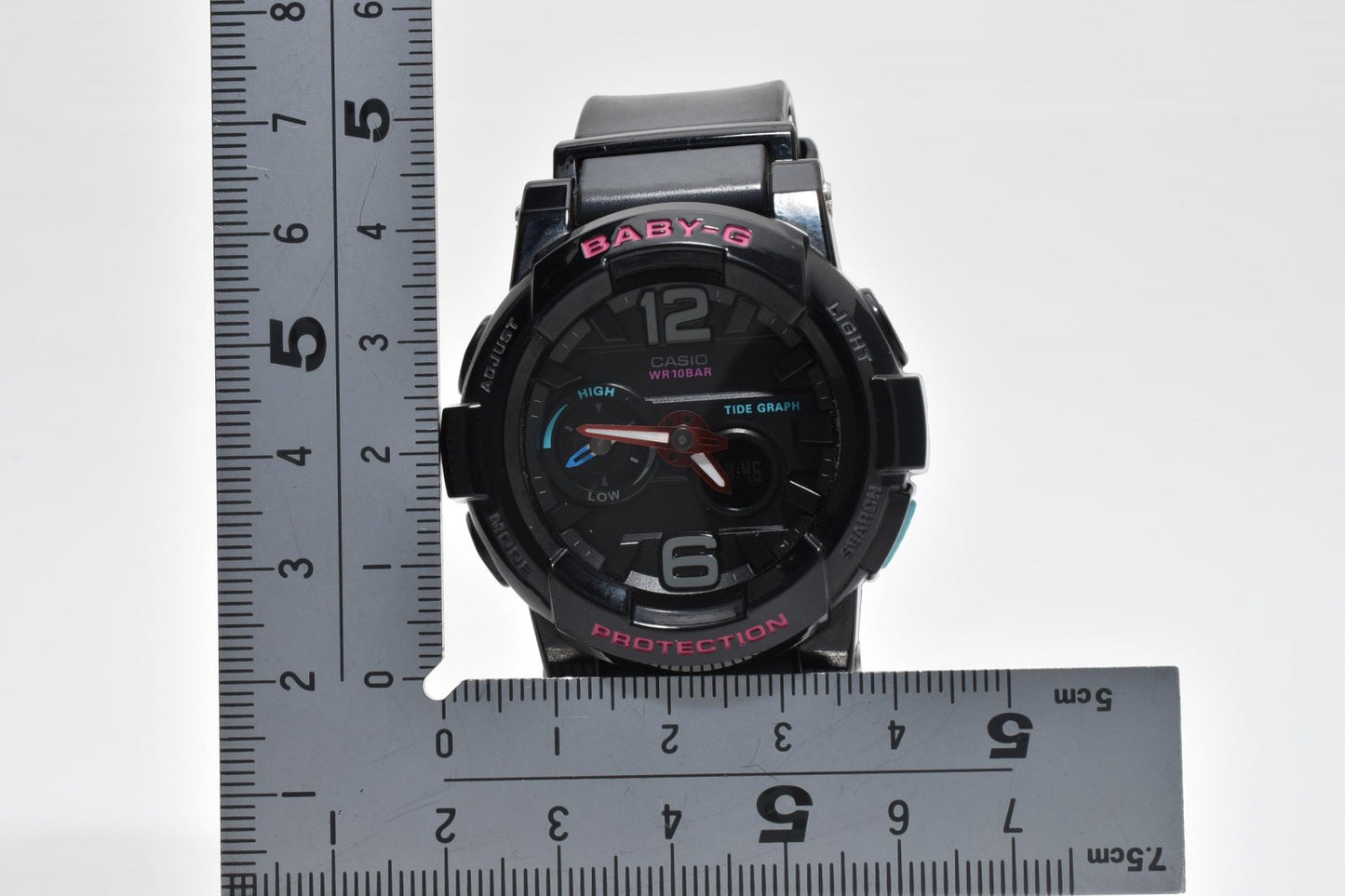 カシオ CASIO Baby-G BGA-180 タイドグラフ レディース腕時計 ブラック クオーツ カジュアル スポーツウォッチ