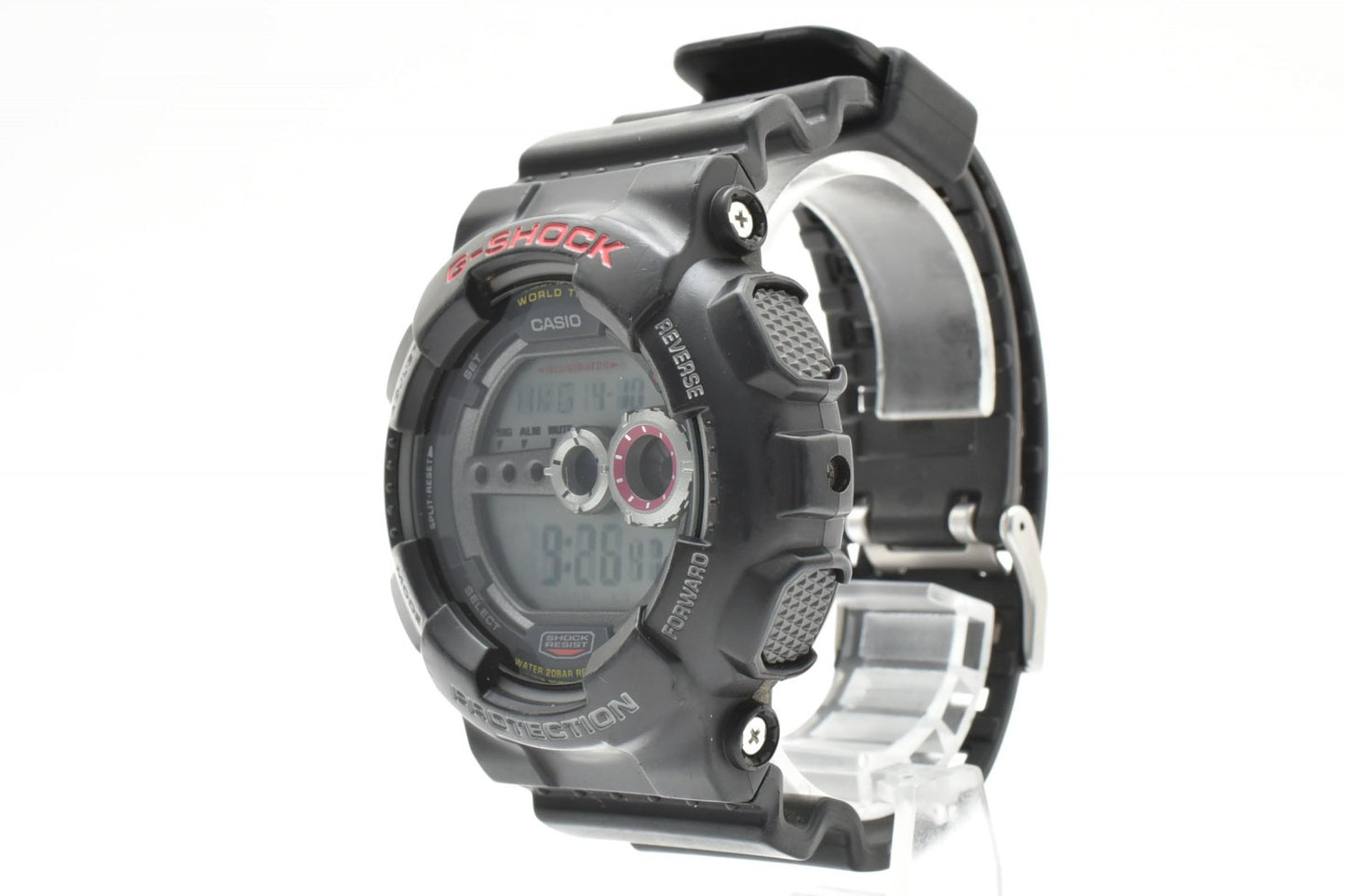 カシオ CASIO G-SHOCK GD-100-1JF メンズ腕時計 デジタル ブラック 樹脂ベルト Gショック 黒 ブラック 箱付き