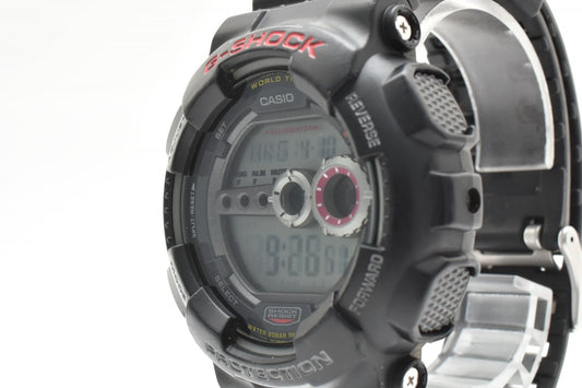 カシオ CASIO G-SHOCK GD-100-1JF メンズ腕時計 デジタル ブラック 樹脂ベルト Gショック 黒 ブラック 箱付き