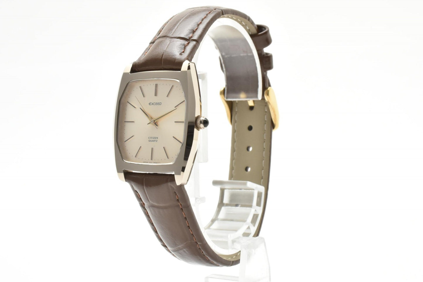 シチズン CITIZEN EXCEED 4-796225YO レディース腕時計 クオーツ スクエアケース シャンパン文字盤