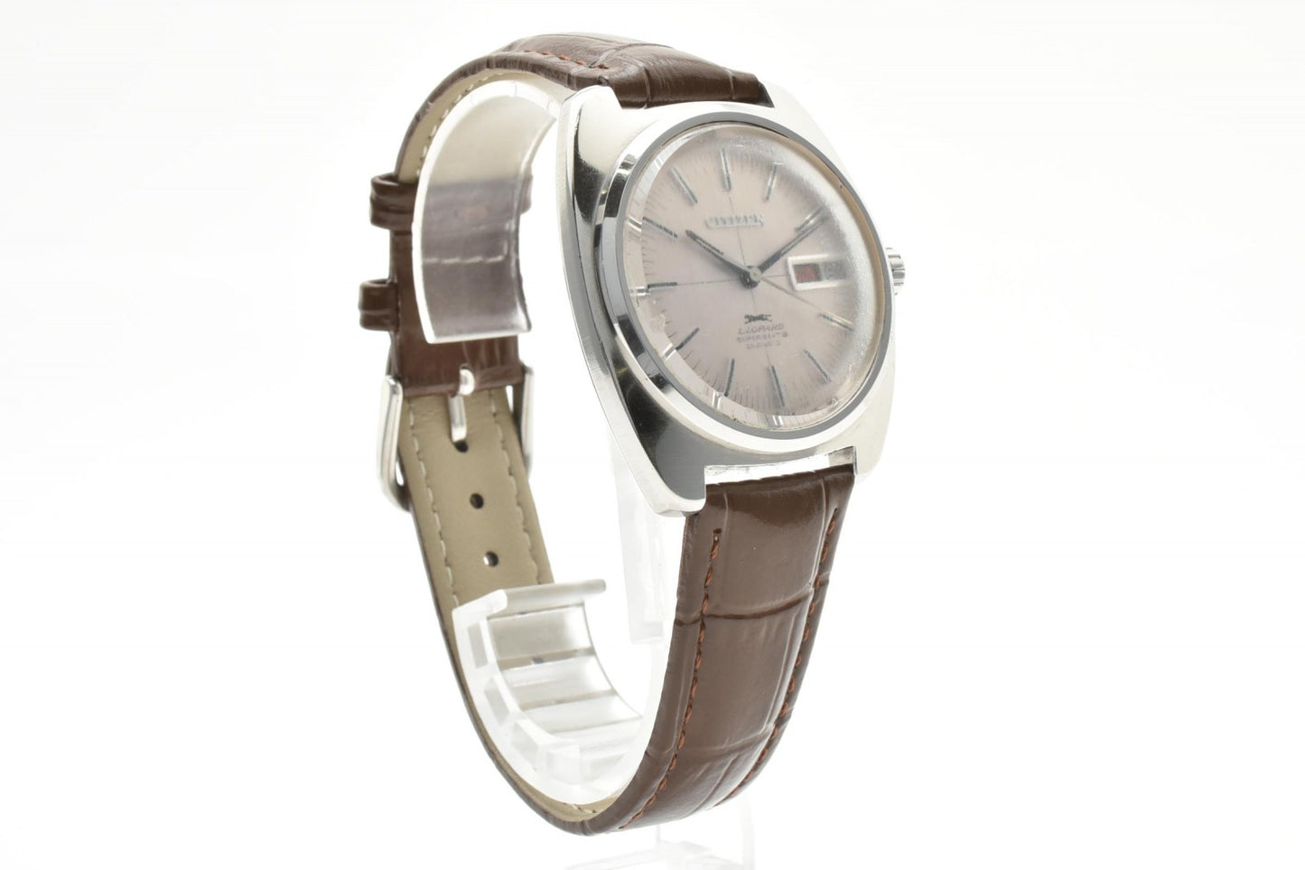 シチズン CITIZEN Leopard Super Beat 4-720539Y メンズ腕時計 自動巻き ハイビート デイデイト