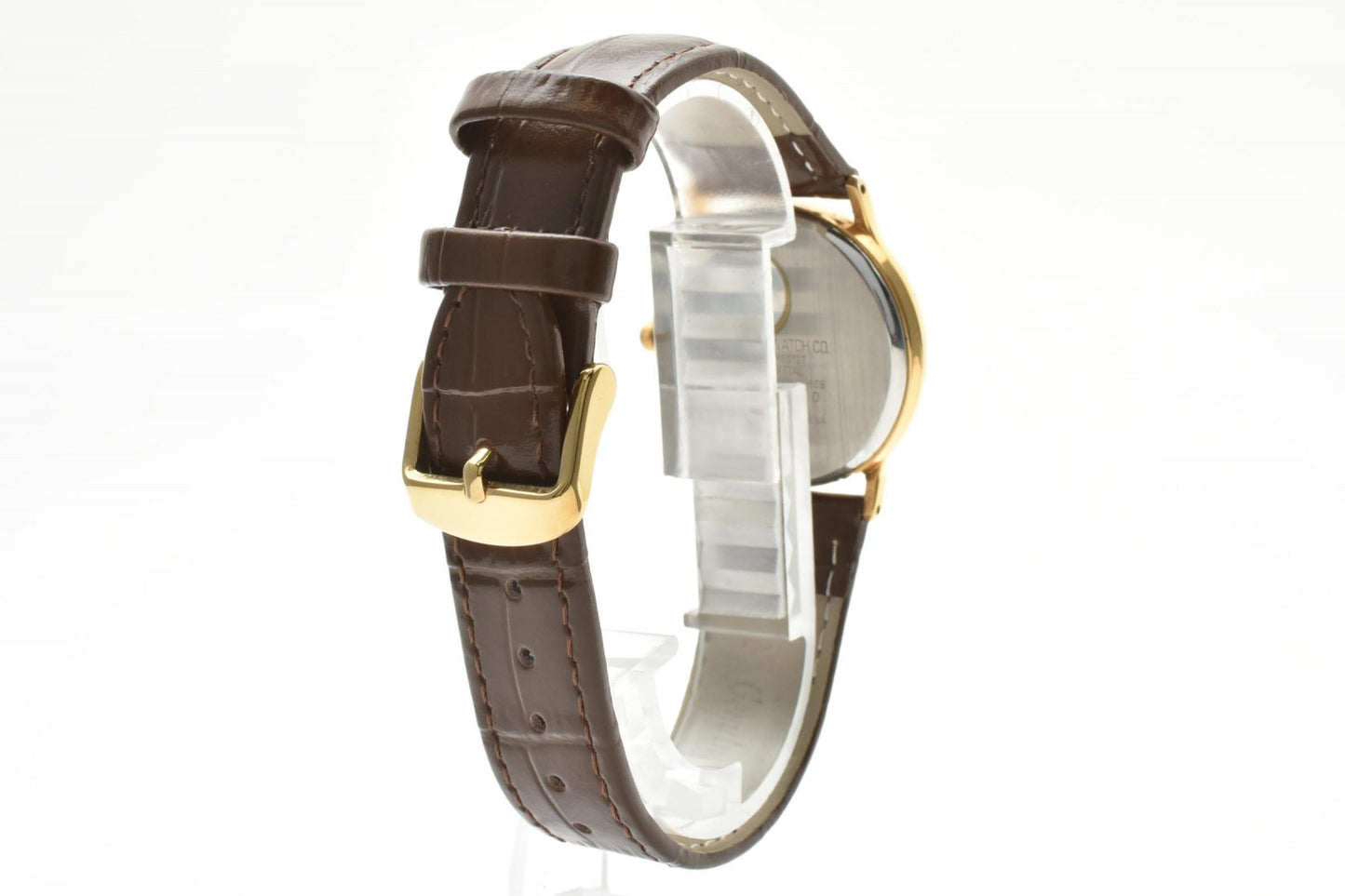 シチズン CITIZEN Free Way 7630-S34286 クオーツ メンズ腕時計 ローマンインデックス ゴールド文字盤 レザーベルト