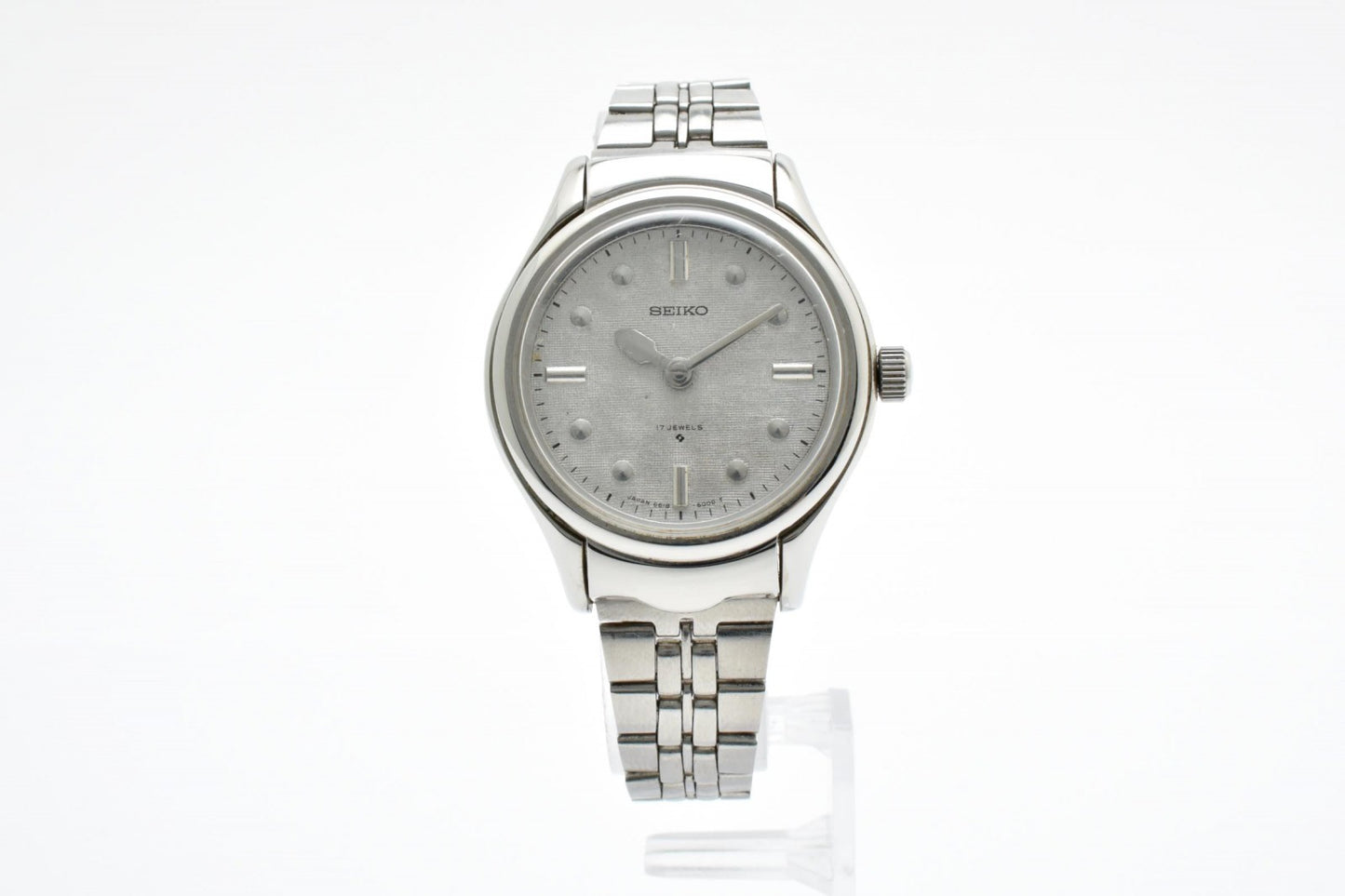 美品 希少 セイコー Seiko 6618-6000 メンズ レディース 腕時計 自動巻き シルバー文字盤 ステンレススチール デイデイト オートマチック ヴィンテージ 1970年代