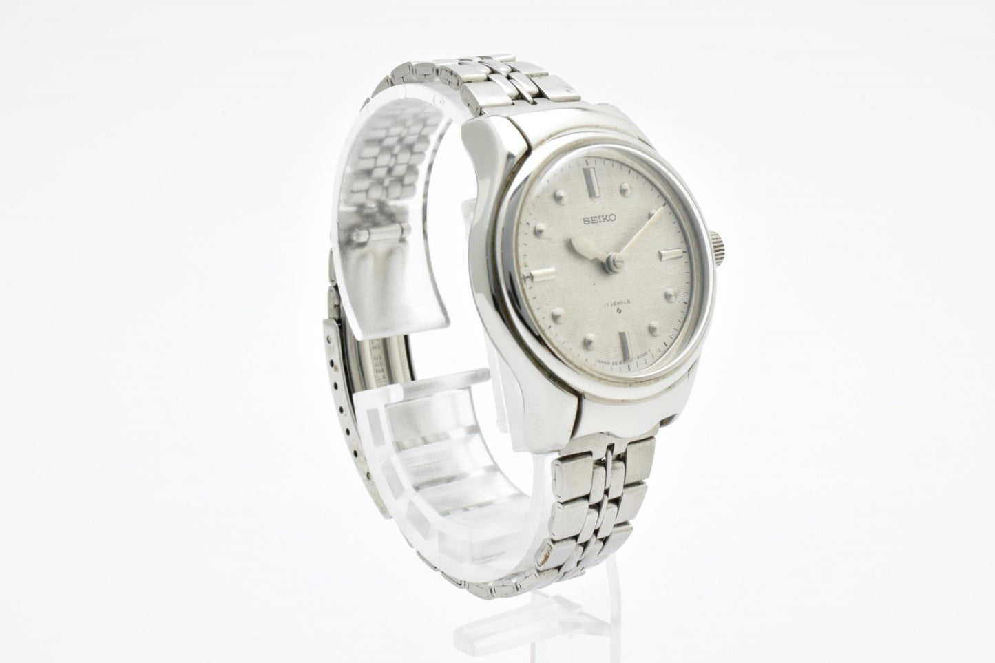 美品 希少 セイコー Seiko 6618-6000 メンズ レディース 腕時計 自動巻き シルバー文字盤 ステンレススチール デイデイト オートマチック ヴィンテージ 1970年代