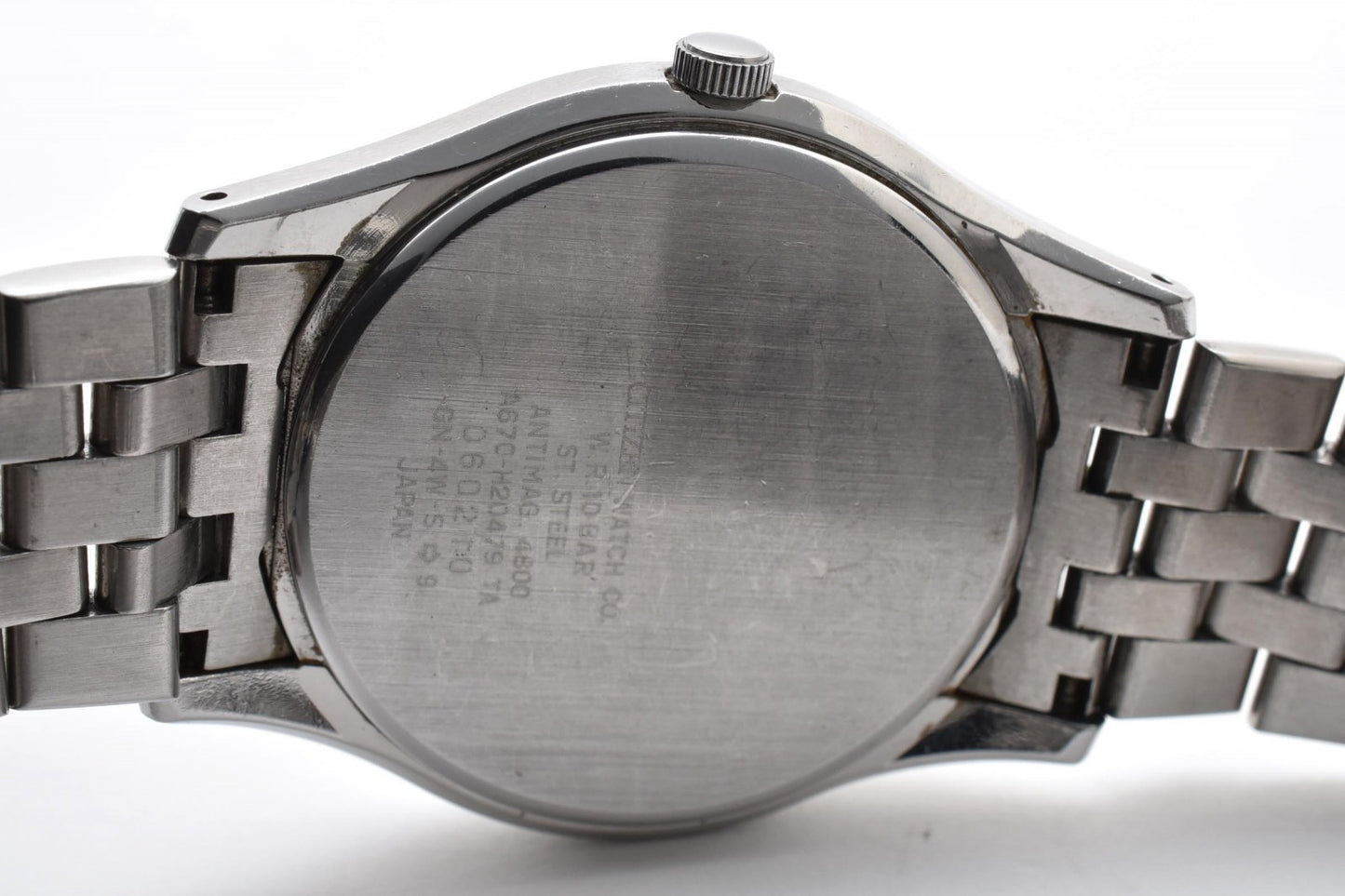 シチズン Citizen EXCEED エクシード A670-H20479 メンズ腕時計 ブラック文字盤 デイト表示 ソーラー エコドライブ ステンレススチール 35mm