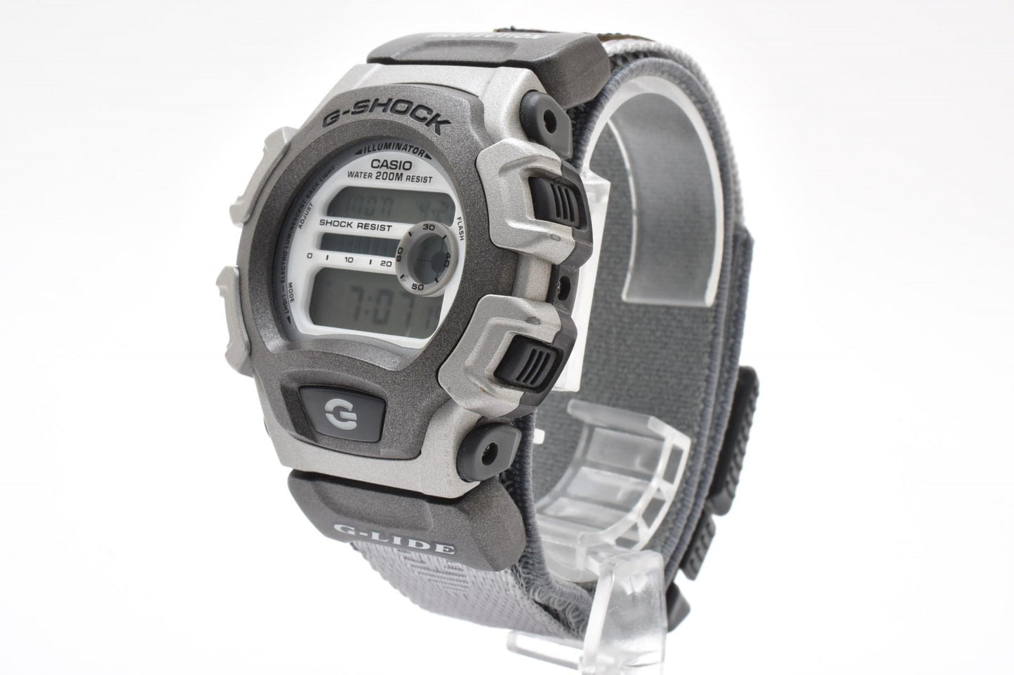 カシオ Casio G-SHOCK DW-004 メンズ腕時計 デジタル表示 キャンバスベルト 樹脂ケース 耐衝撃構造 ヴィンテージ 1990年代 2000年代