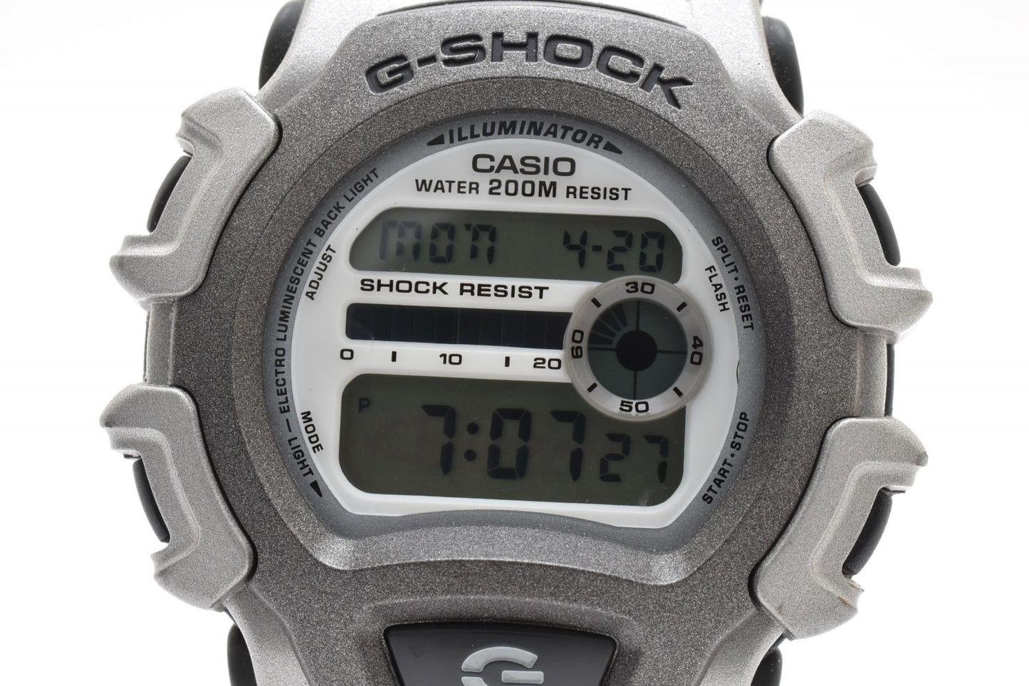 カシオ Casio G-SHOCK DW-004 メンズ腕時計 デジタル表示 キャンバスベルト 樹脂ケース 耐衝撃構造 ヴィンテージ 1990年代 2000年代