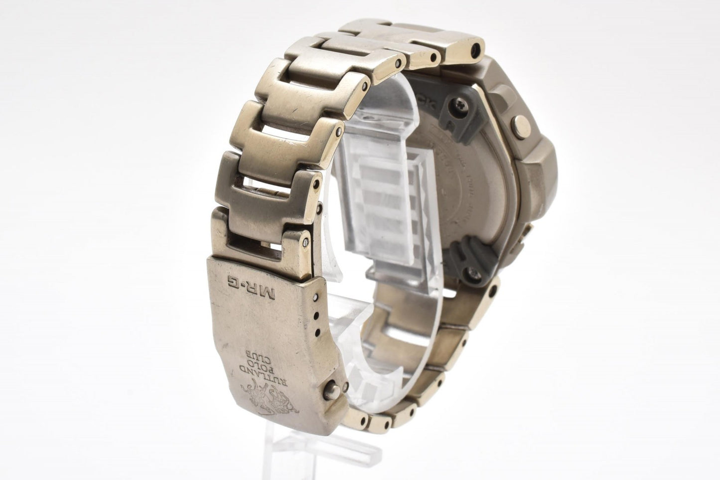 カシオ Casio G-SHOCK MR-G MRG-130 ラルフローレン コラボ メンズ腕時計 チタン アナデジ アイボリー文字盤 MR-Gシリーズ ヴィンテージ 1990年代