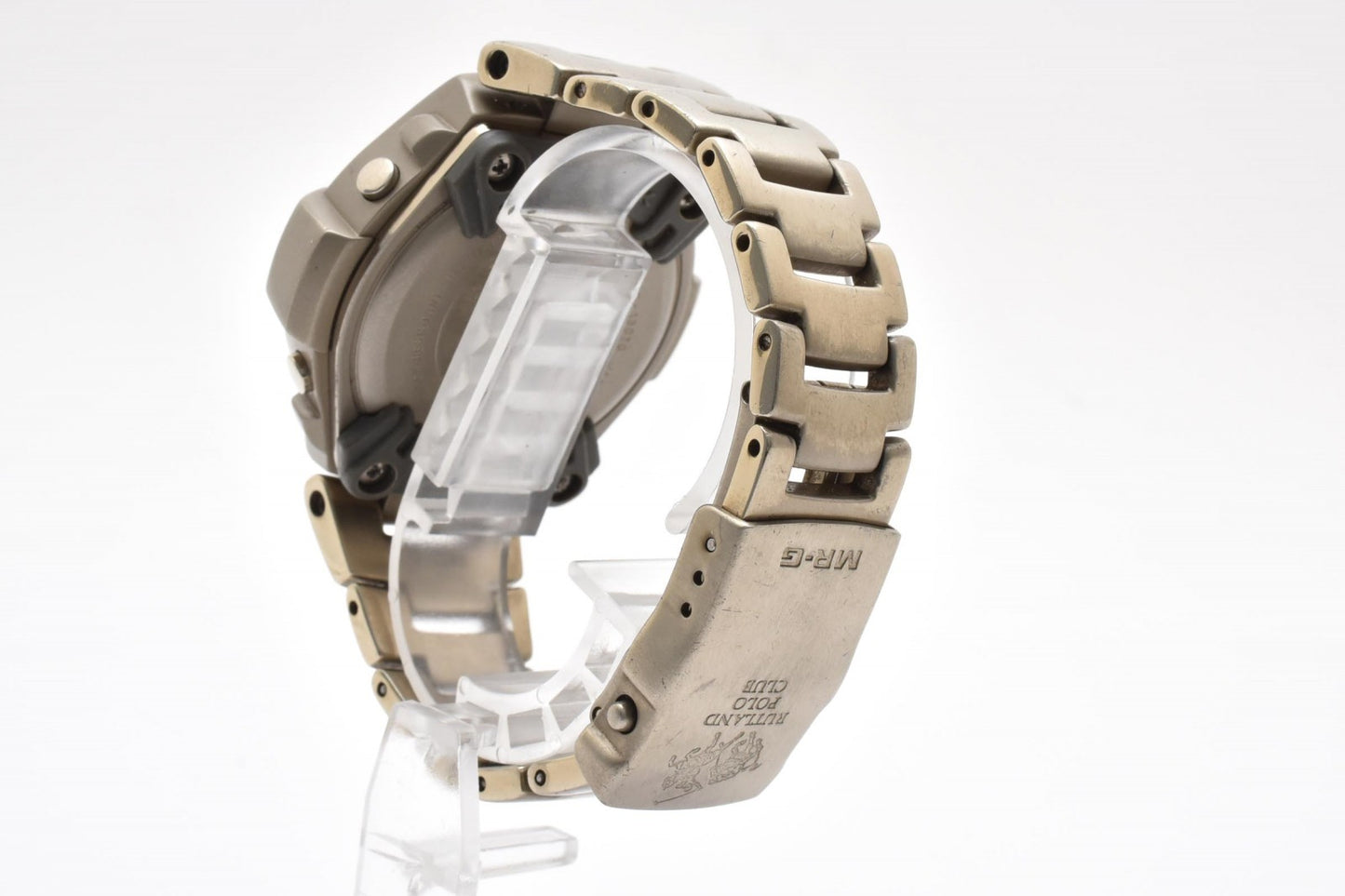 カシオ Casio G-SHOCK MR-G MRG-130 ラルフローレン コラボ メンズ腕時計 チタン アナデジ アイボリー文字盤 MR-Gシリーズ ヴィンテージ 1990年代