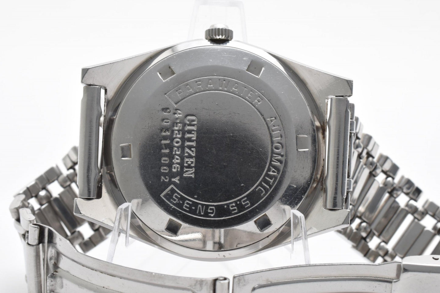 シチズン Citizen Seven Star Deluxe 4-520246Y 自動巻き メンズ腕時計 21石 デイデイト シルバーグレーダイヤル ヴィンテージ 1970年代