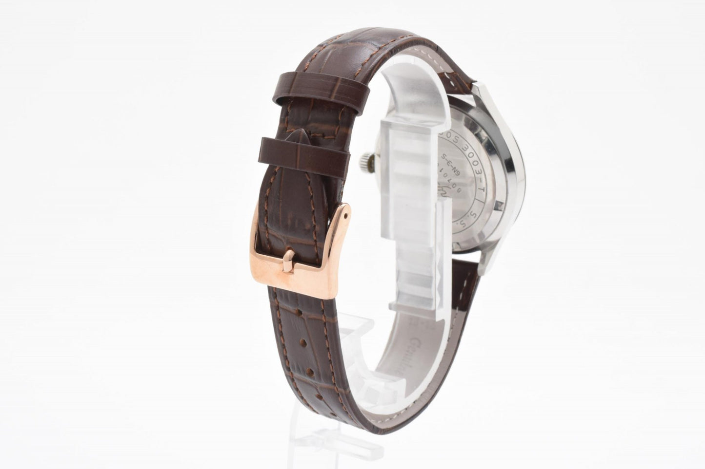 シチズン Citizen Crystal Deluxe H00S 3003-T 手巻き メンズ腕時計 ホワイト文字盤 22石 ステンレススチール レザーベルト ヴィンテージ 1970年代