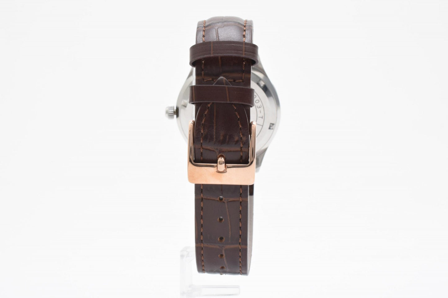 シチズン Citizen Crystal Deluxe H00S 3003-T 手巻き メンズ腕時計 ホワイト文字盤 22石 ステンレススチール レザーベルト ヴィンテージ 1970年代