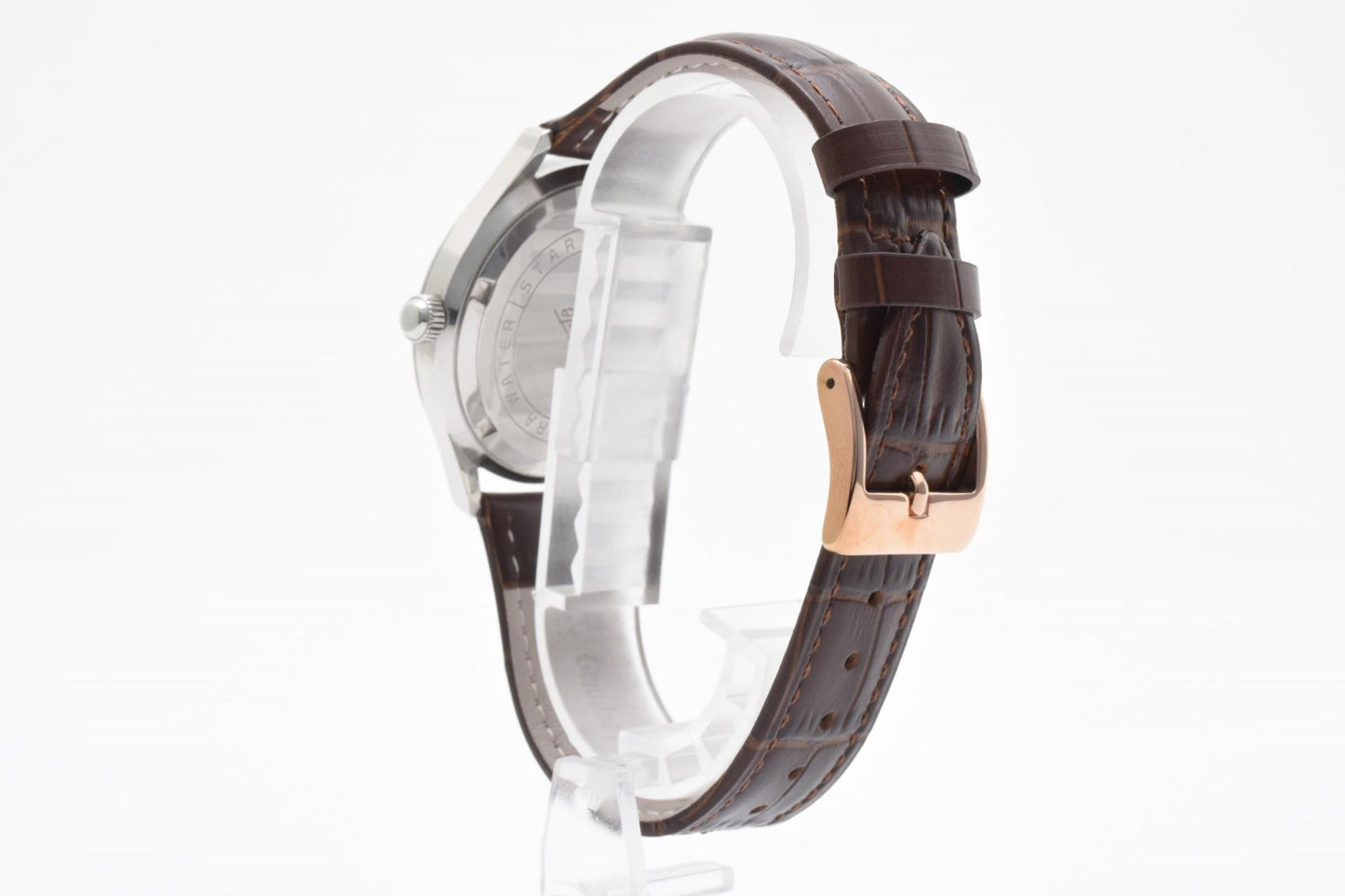 シチズン Citizen Crystal Deluxe H00S 3003-T 手巻き メンズ腕時計 ホワイト文字盤 22石 ステンレススチール レザーベルト ヴィンテージ 1970年代