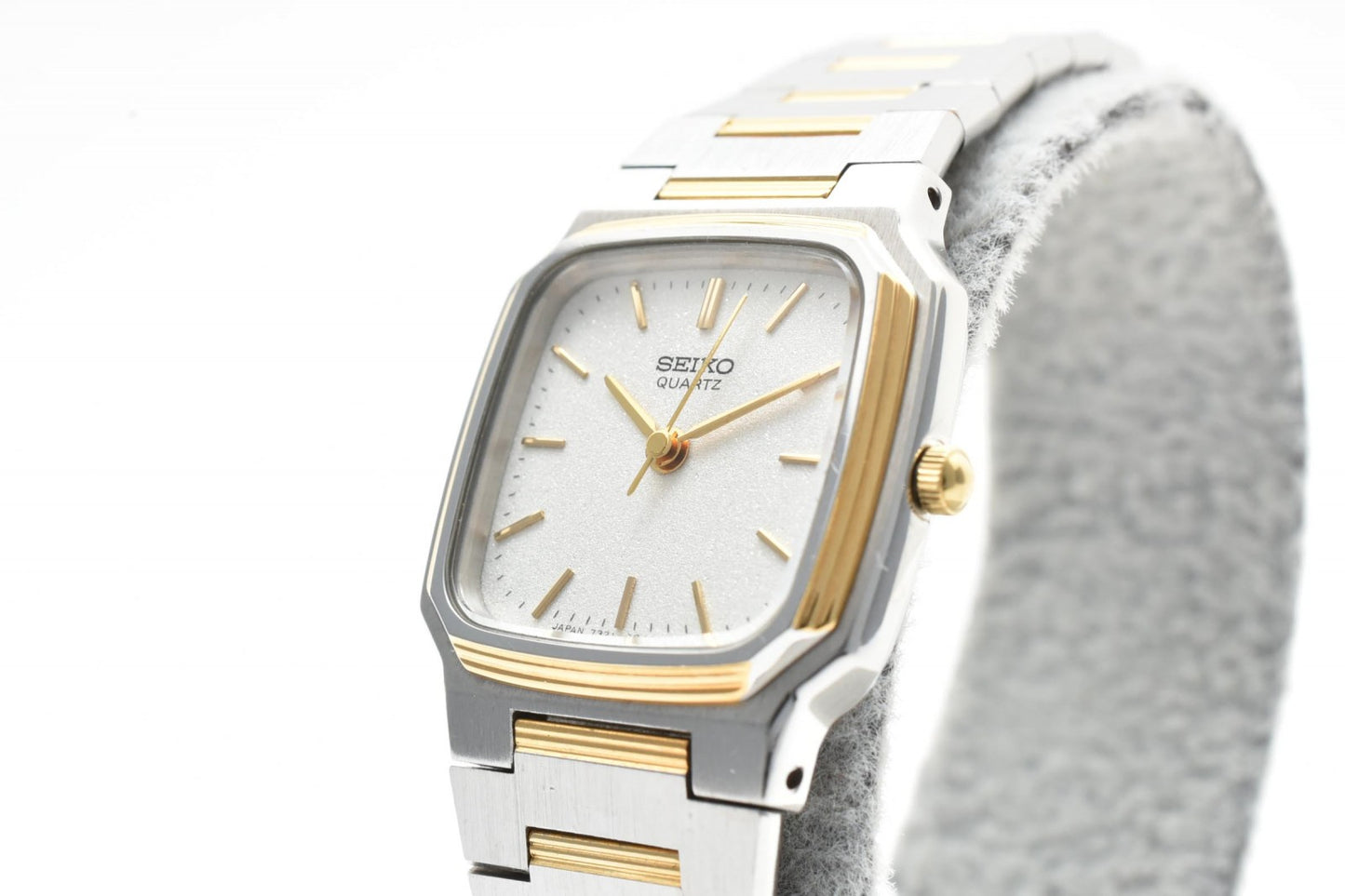 SEIKO セイコー 7321-5020 レディース クォーツ 腕時計 スクエア シルバー ゴールドコンビ ステンレス ドレスウォッチ