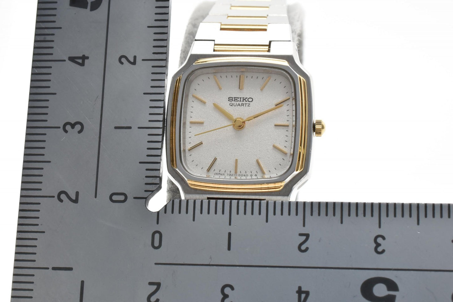 SEIKO セイコー 7321-5020 レディース クォーツ 腕時計 スクエア シルバー ゴールドコンビ ステンレス ドレスウォッチ