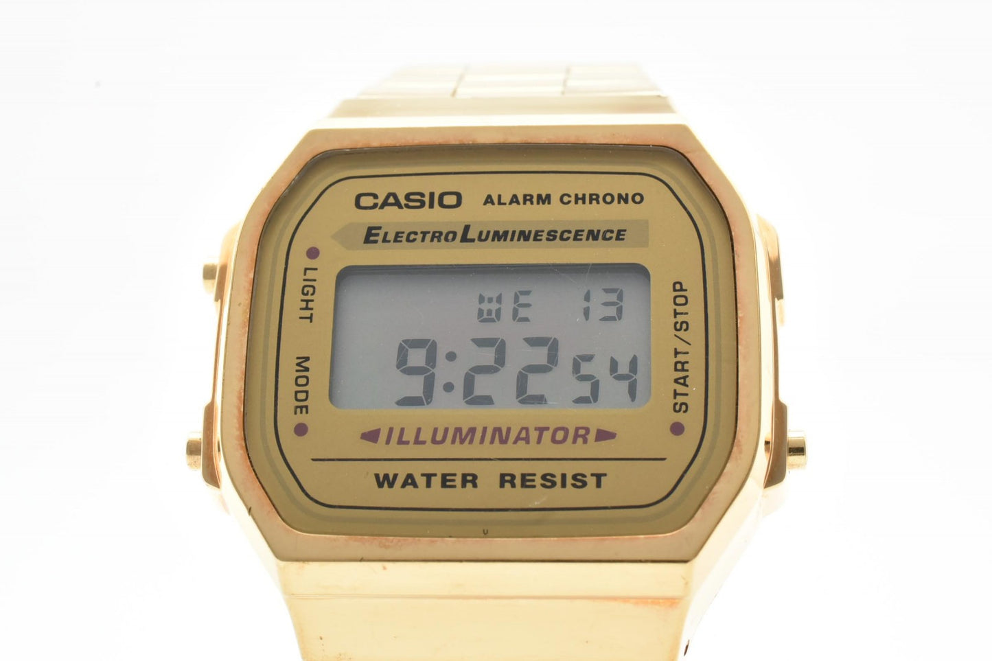 CASIO カシオ A168 メンズ デジタル 腕時計 ゴールドカラー スクエア デジタルウォッチ ヴィンテージ