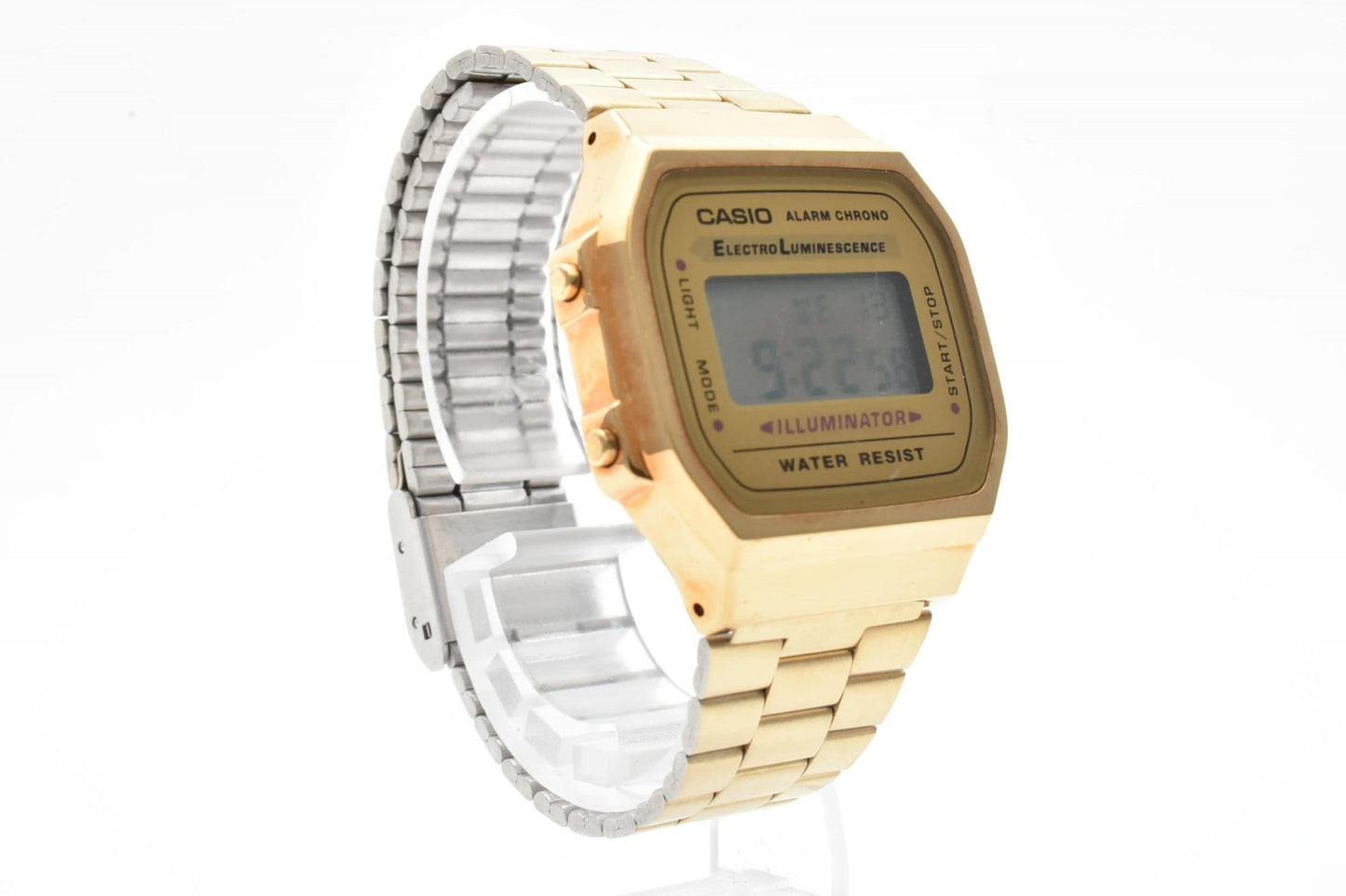 CASIO カシオ A168 メンズ デジタル 腕時計 ゴールドカラー スクエア デジタルウォッチ ヴィンテージ
