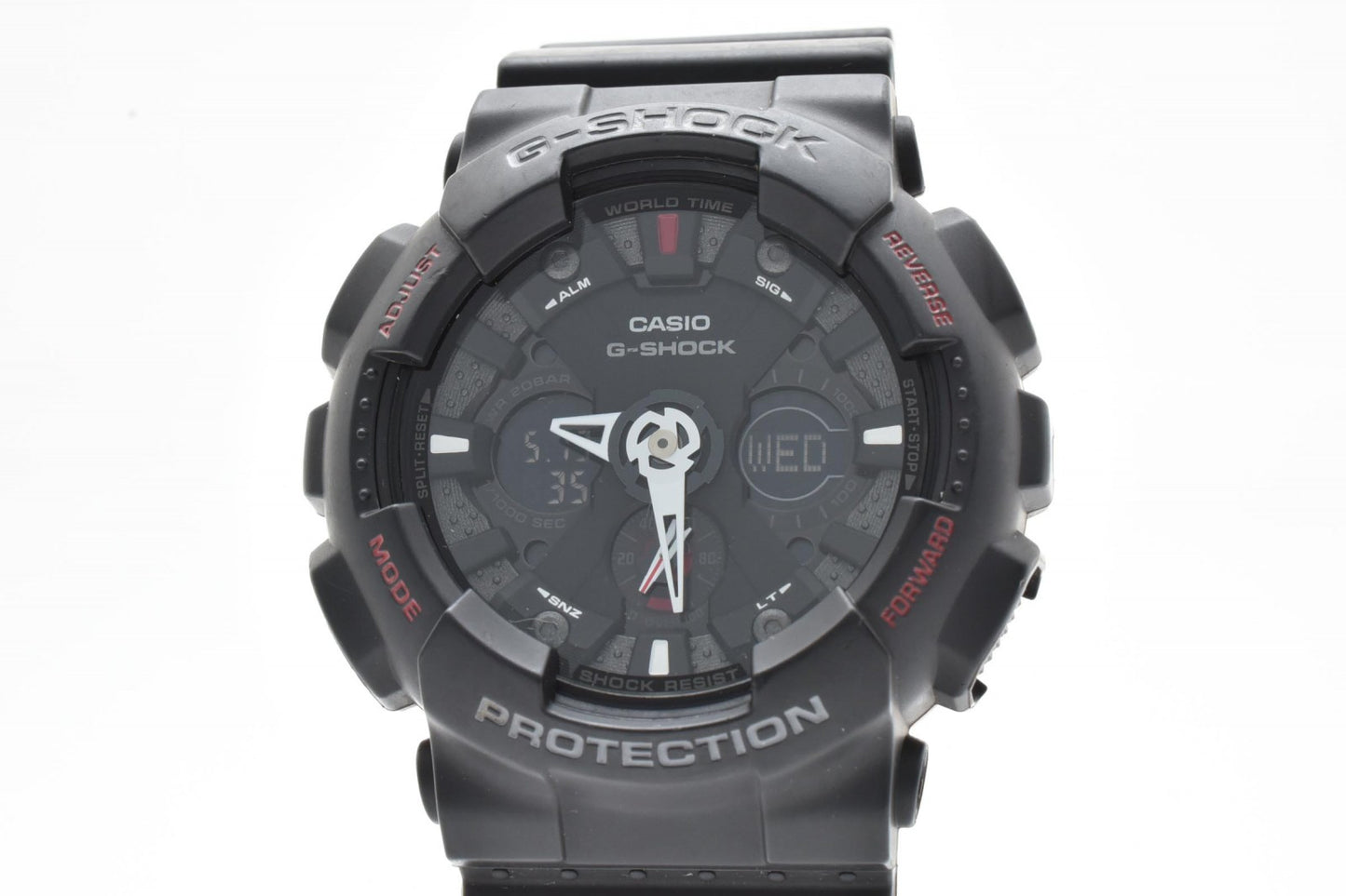 CASIO カシオ G-SHOCK GA-120 メンズ アナデジ 腕時計 ブラック 樹脂ベルト ビッグケース クォーツ