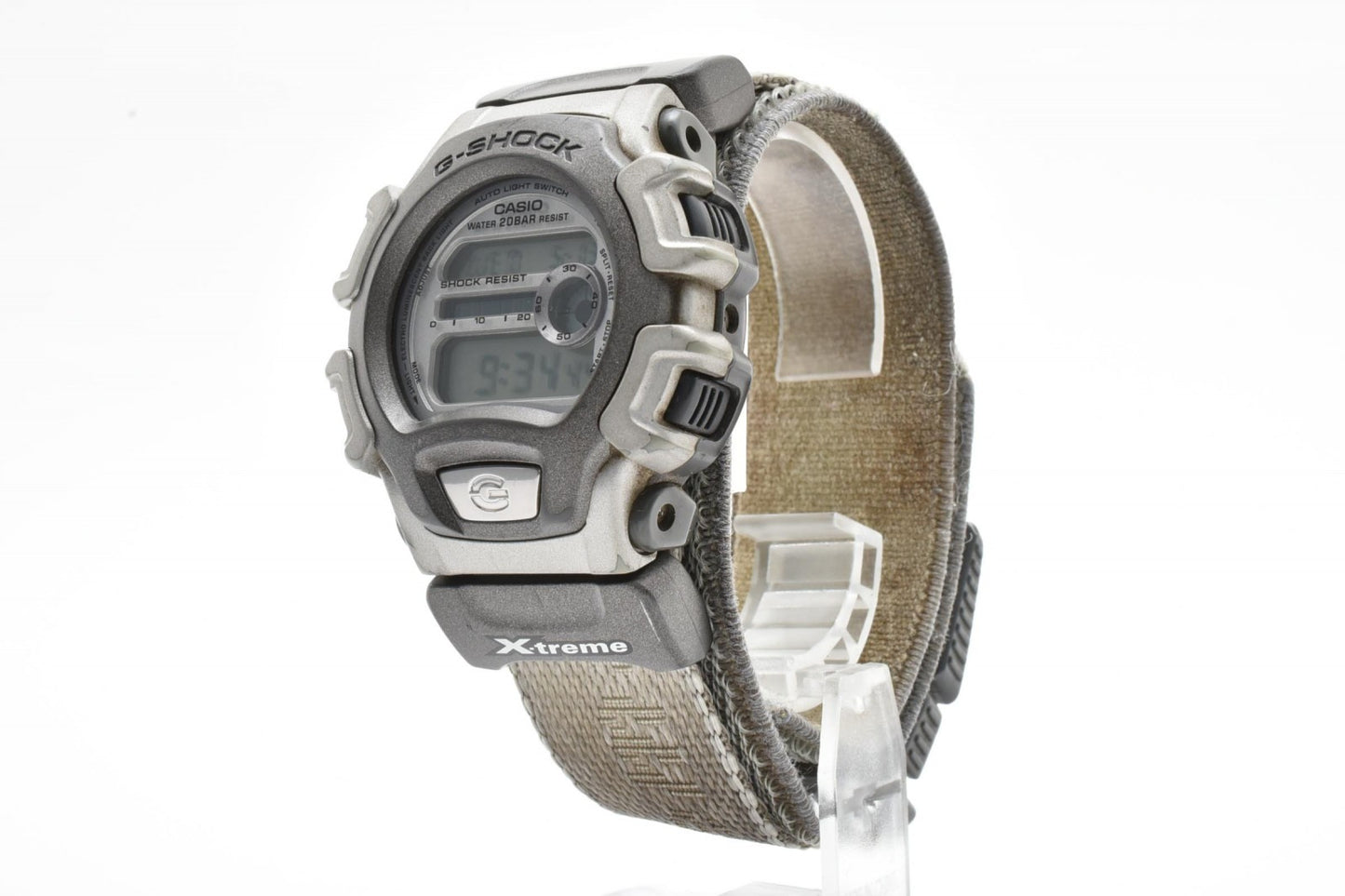 CASIO G-SHOCK X-treme メンズ デジタル 腕時計 グレー ナイロンベルト DWシリーズ クォーツ