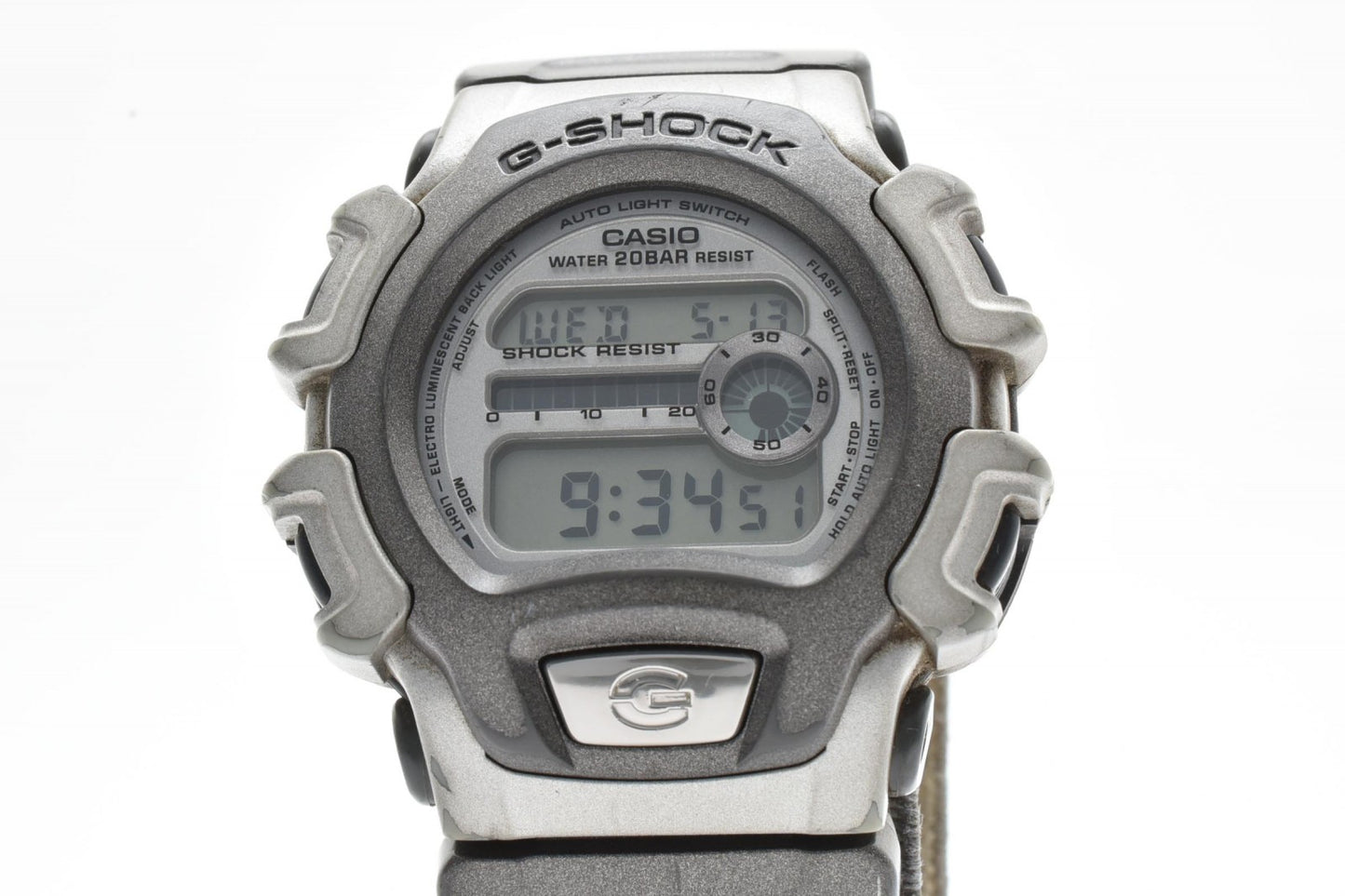 CASIO G-SHOCK X-treme メンズ デジタル 腕時計 グレー ナイロンベルト DWシリーズ クォーツ