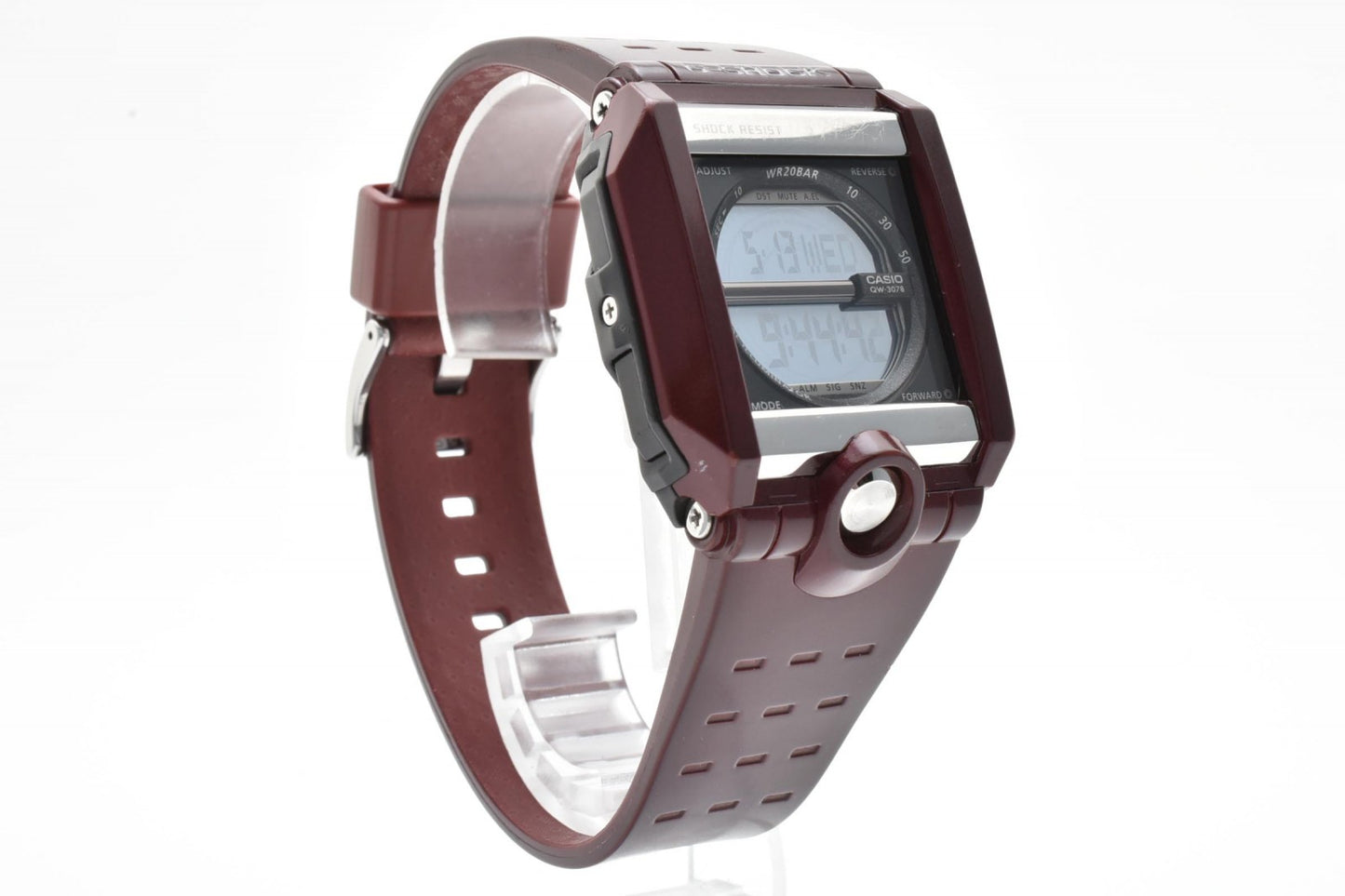 CASIO カシオ G-SHOCK G-8100B メンズ デジタル 腕時計 ボルドー スクエア 樹脂ベルト クォーツ