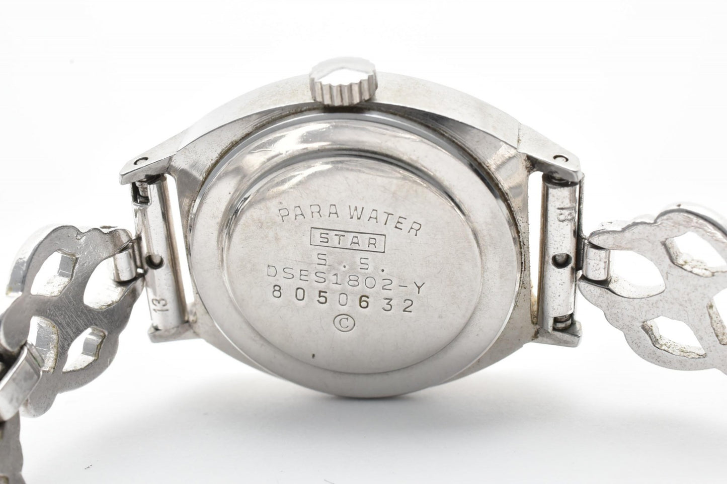 CITIZEN シチズン Date Seine 21石 手巻き レディース 腕時計 シルバー デイト ヴィンテージ チェーンブレス