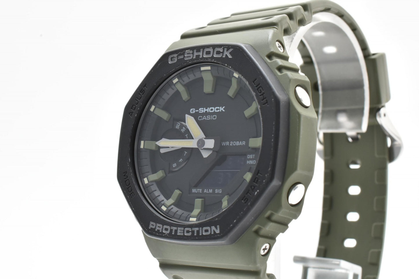 CASIO G-SHOCK GA-2110SU カシオーク オリーブグリーン アナデジ メンズ腕時計 クォーツ 八角形