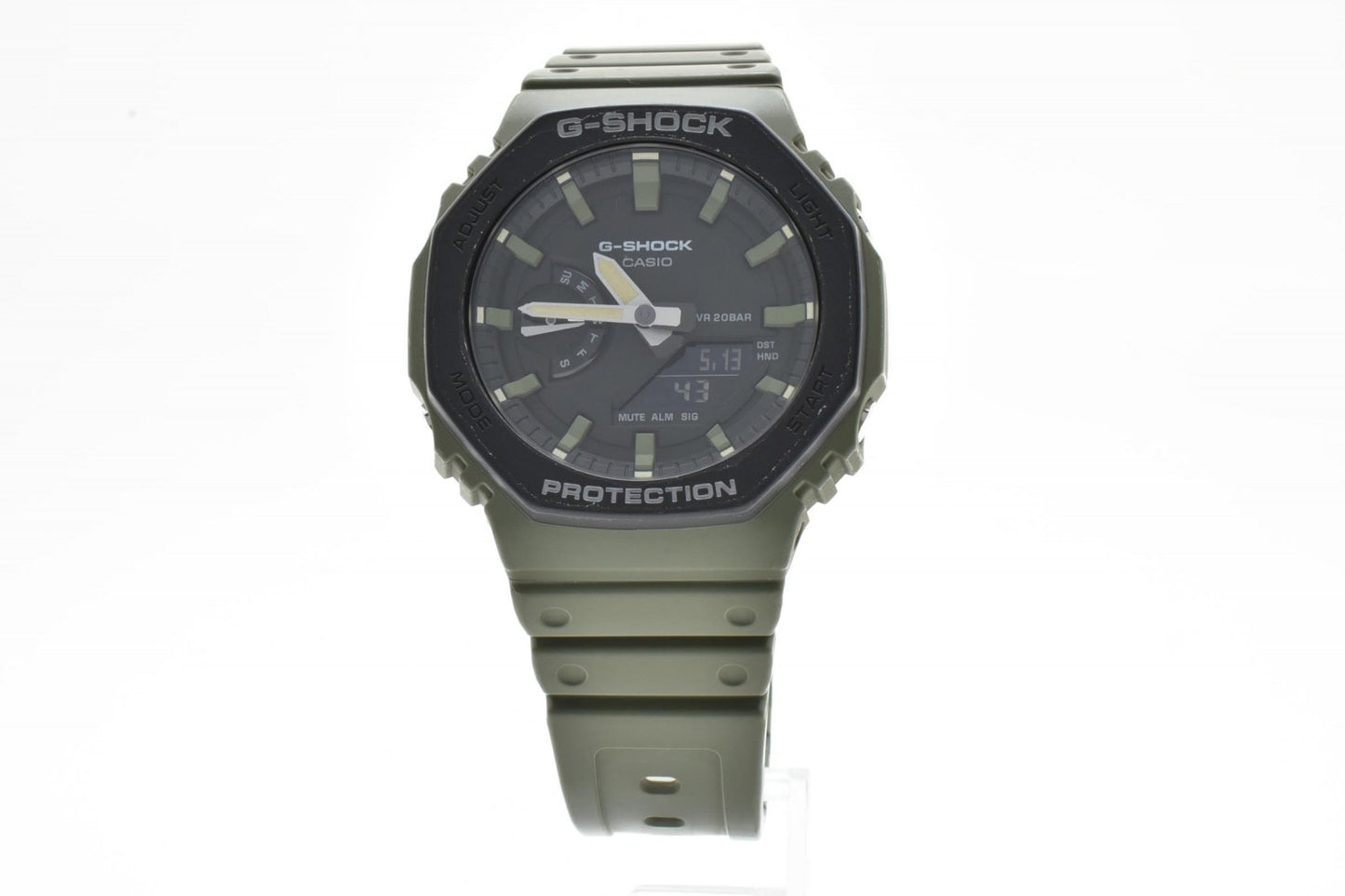 CASIO G-SHOCK GA-2110SU カシオーク オリーブグリーン アナデジ メンズ腕時計 クォーツ 八角形