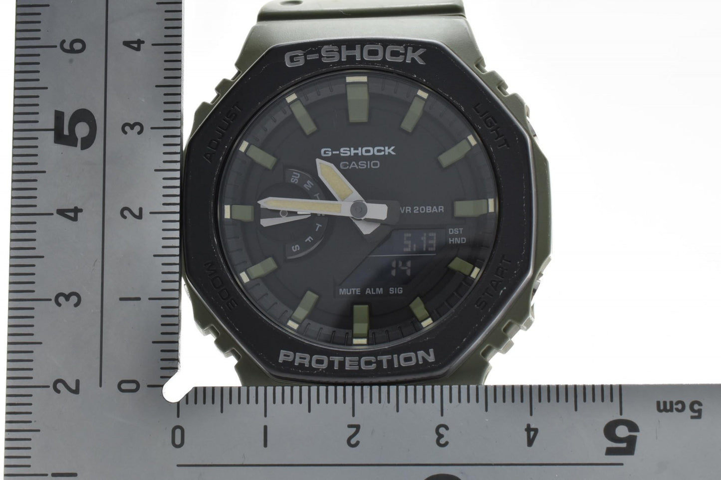 CASIO G-SHOCK GA-2110SU カシオーク オリーブグリーン アナデジ メンズ腕時計 クォーツ 八角形