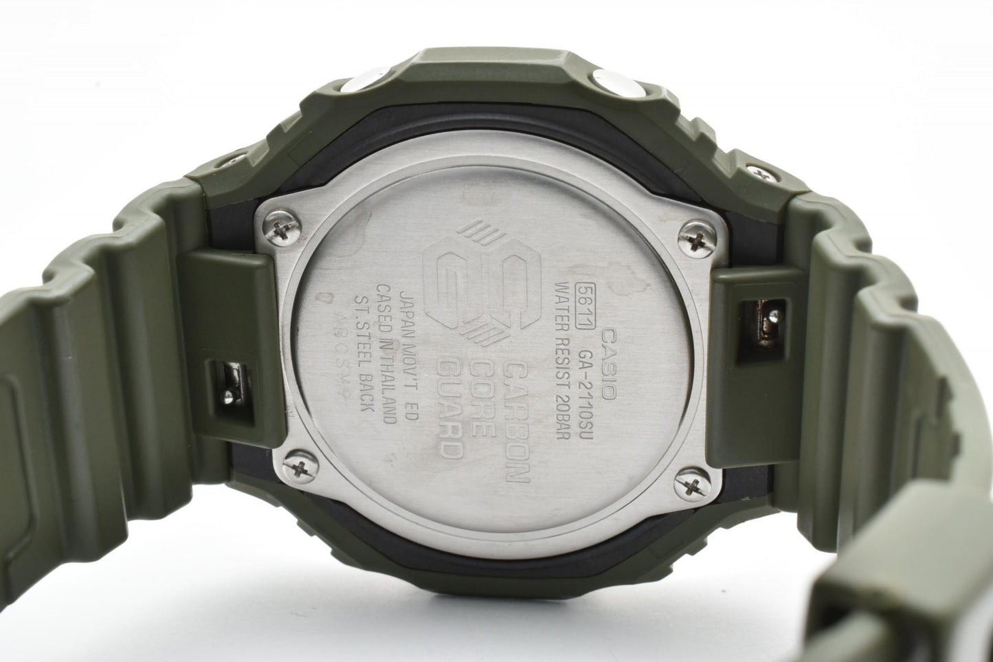 CASIO G-SHOCK GA-2110SU カシオーク オリーブグリーン アナデジ メンズ腕時計 クォーツ 八角形