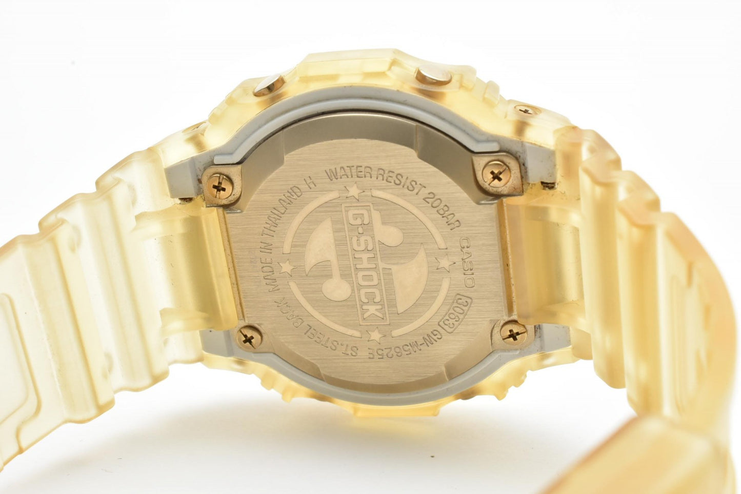 CASIO カシオ G-SHOCK GW-M5625E タフソーラー 電波ソーラー スクエアデザイン クリアゴールド デジタル腕時計 箱付