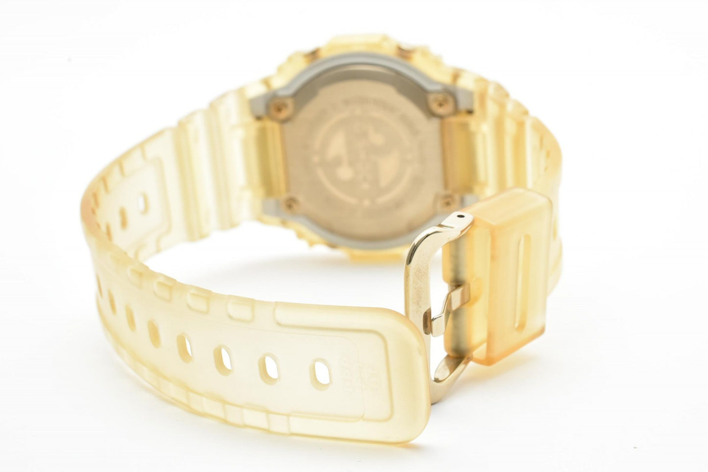 CASIO カシオ G-SHOCK GW-M5625E タフソーラー 電波ソーラー スクエアデザイン クリアゴールド デジタル腕時計 箱付