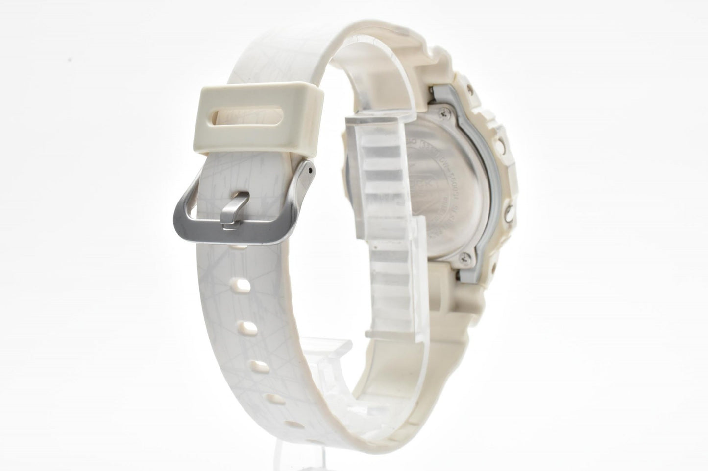 CASIO G-SHOCK DW-5600SL デジタル メンズ クォーツ 腕時計 ホワイト レジン スクエアフェイス