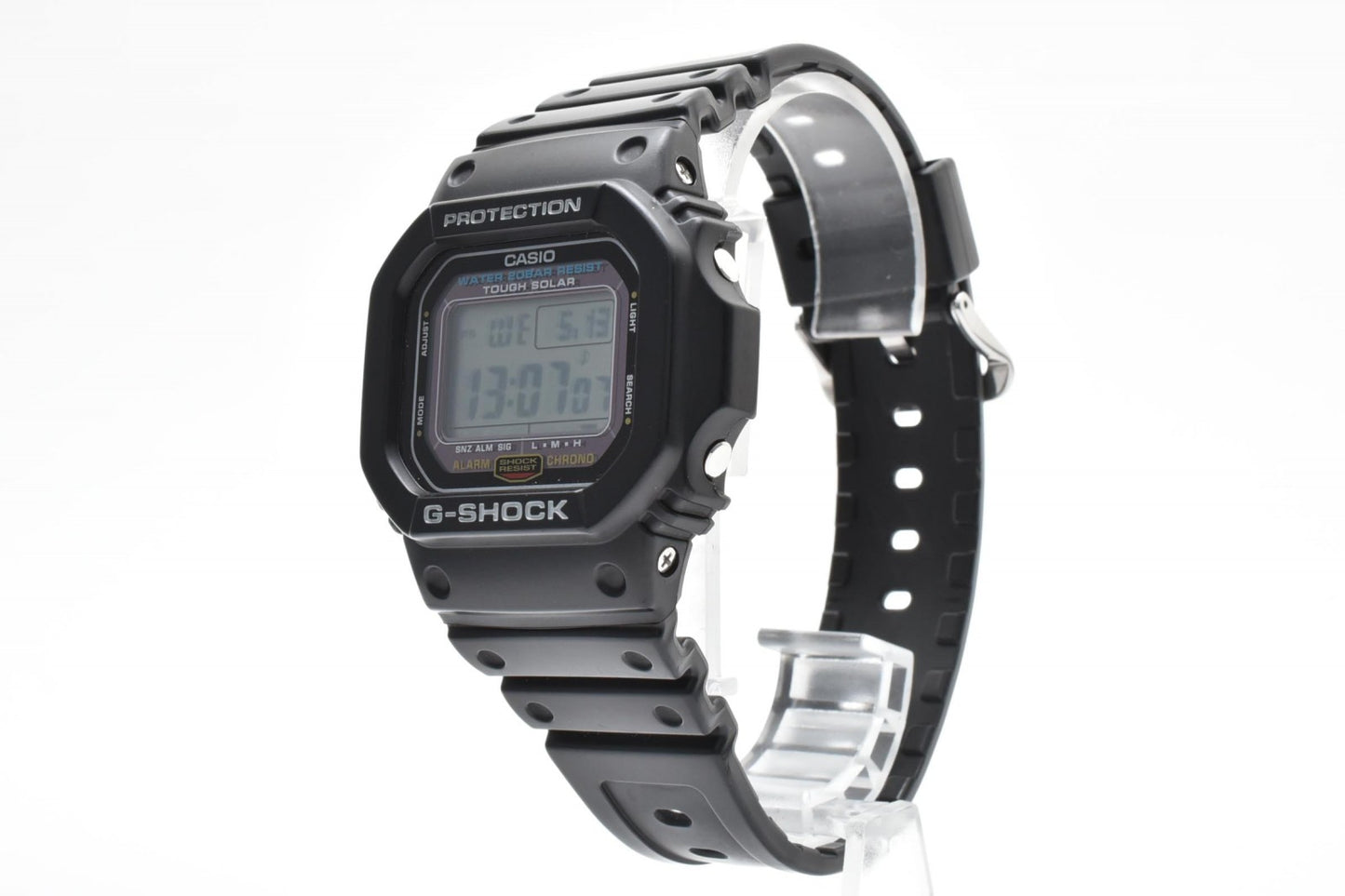 CASIO カシオ G-SHOCK G-5600E タフソーラー デジタル メンズ 腕時計 ブラック スクエアフェイス