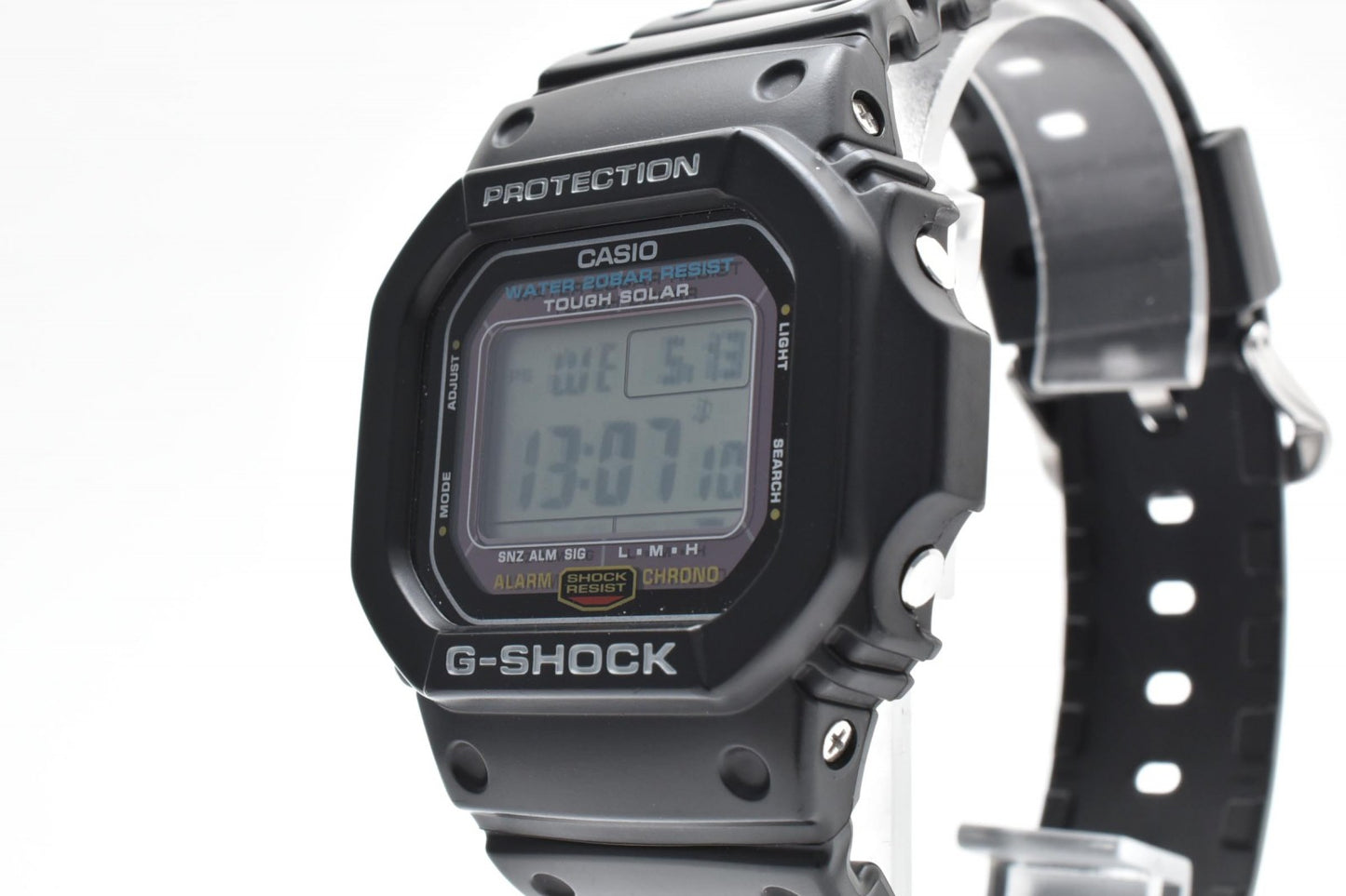 CASIO カシオ G-SHOCK G-5600E タフソーラー デジタル メンズ 腕時計 ブラック スクエアフェイス