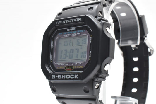 CASIO カシオ G-SHOCK G-5600E タフソーラー デジタル メンズ 腕時計 ブラック スクエアフェイス