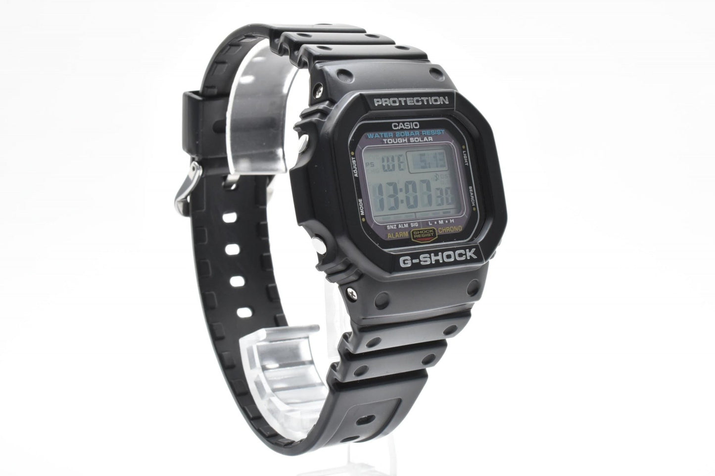 CASIO カシオ G-SHOCK G-5600E タフソーラー デジタル メンズ 腕時計 ブラック スクエアフェイス